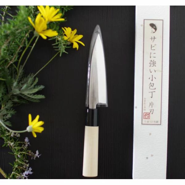 Utility Knife 120mm 4.7in Miki Kajiyamura Ikeuchi Hamono Single Edge (Right)