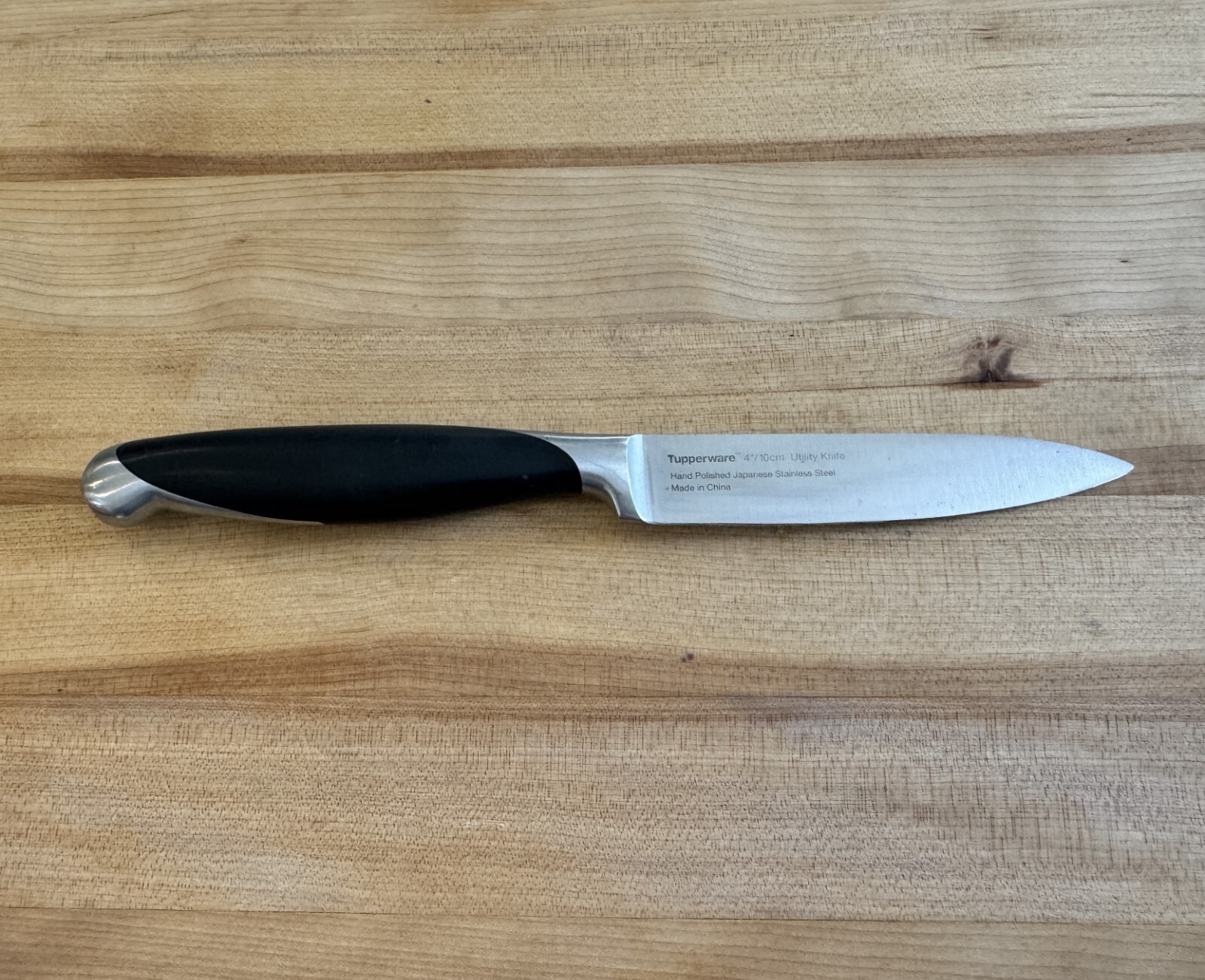 Tupperware T Chef Series Pro 4″/10cm Blade Utility/Lg Paring Knife Hand Polished