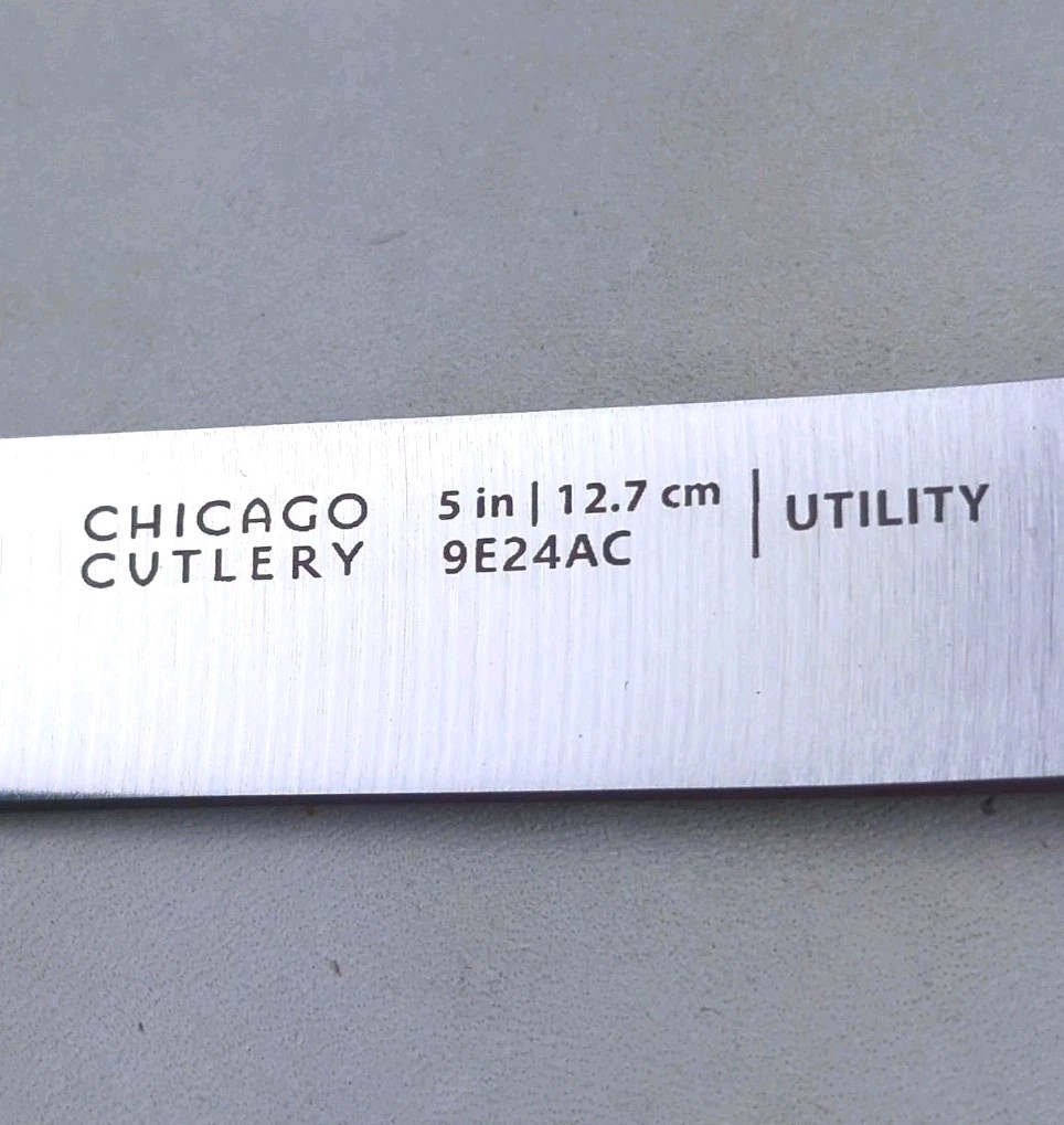 Chicago Cutlery DAMEN 5″ UTILITY Knife, Stainless Steel Blade, Full-Tang, NEW