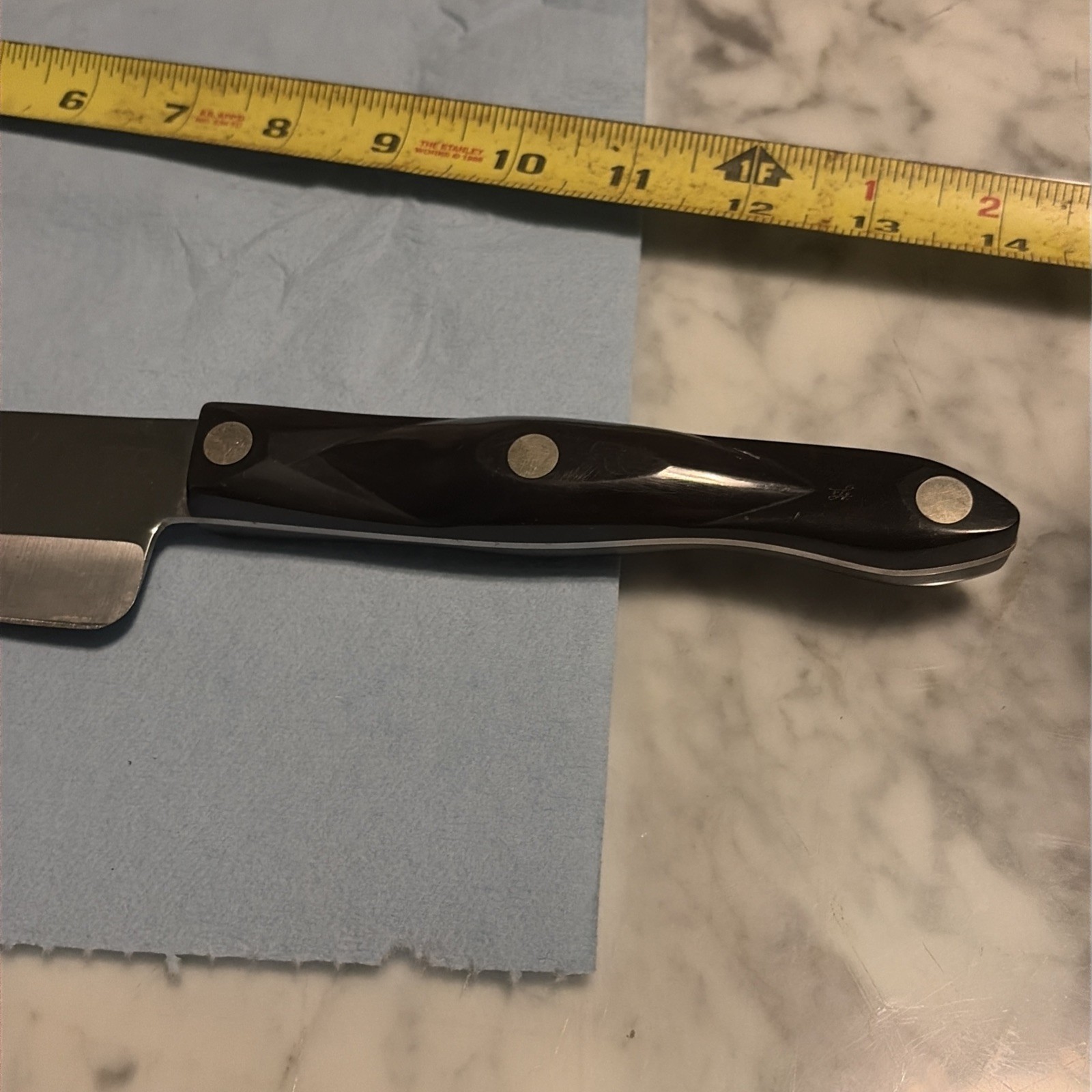 Cutco 1725 JB 9″ Blade French Chef’s Knife Classic Brown Handle USA