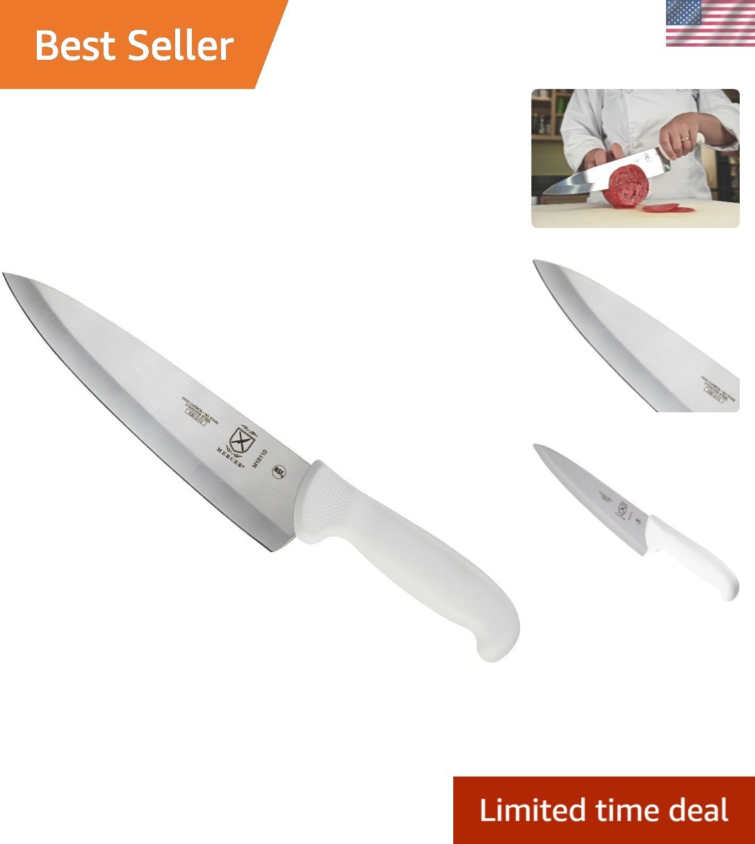Ultimate White 8-Inch Chef’s Knife – Superior Craftsmanship for Home Cooks