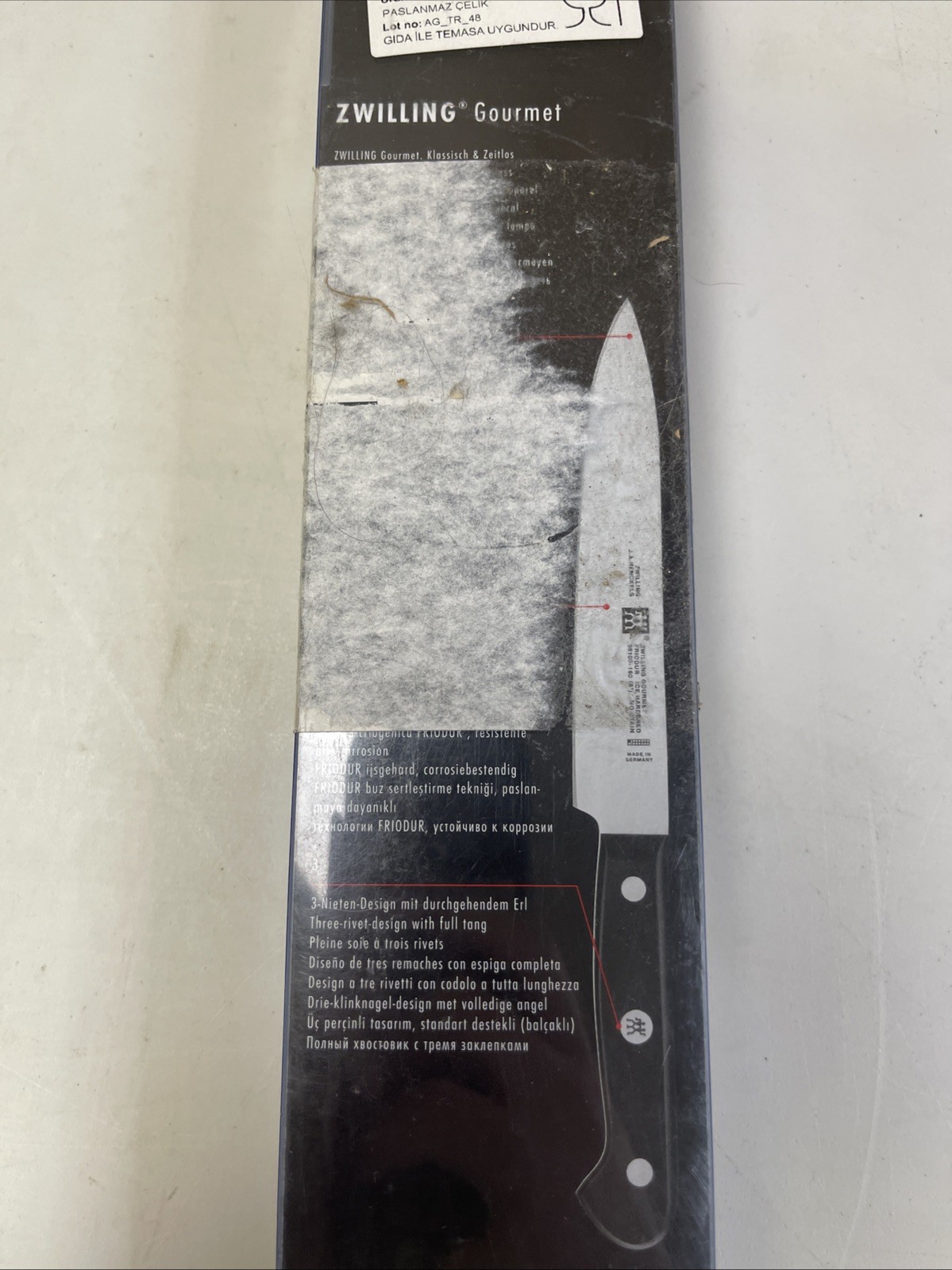 Zwilling GOURMET 5″ UTILITY Knife, Made in Germany, Serrated Blade, 36110-130