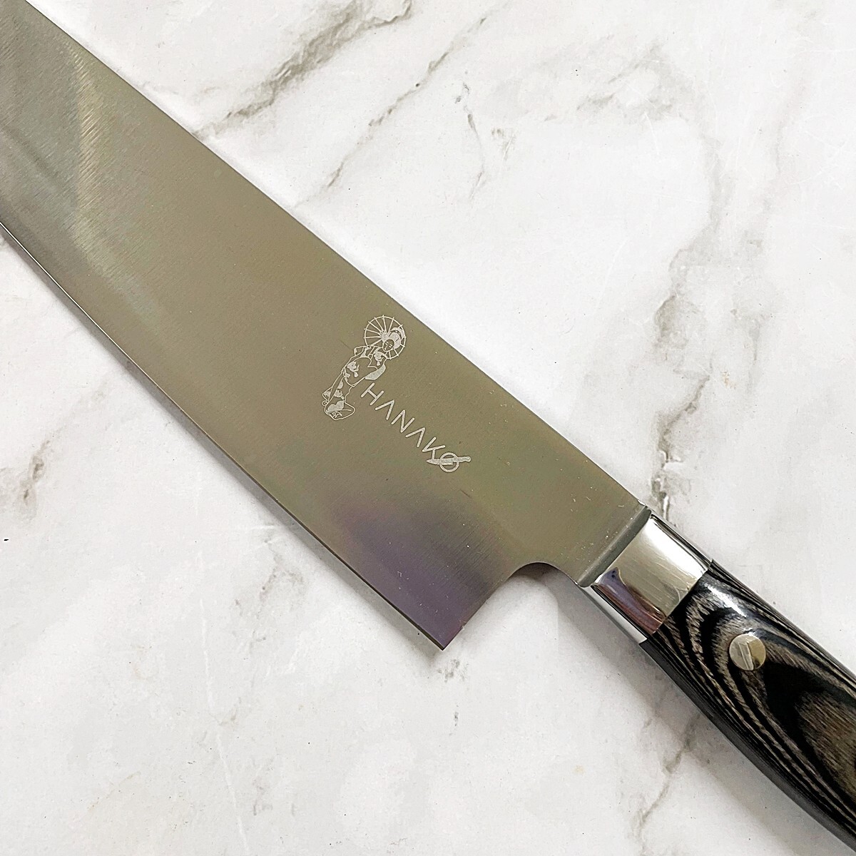 Chef Knife Set 11 & 12 inch German Steel Pakkawood Handle Kitchen Cutlery