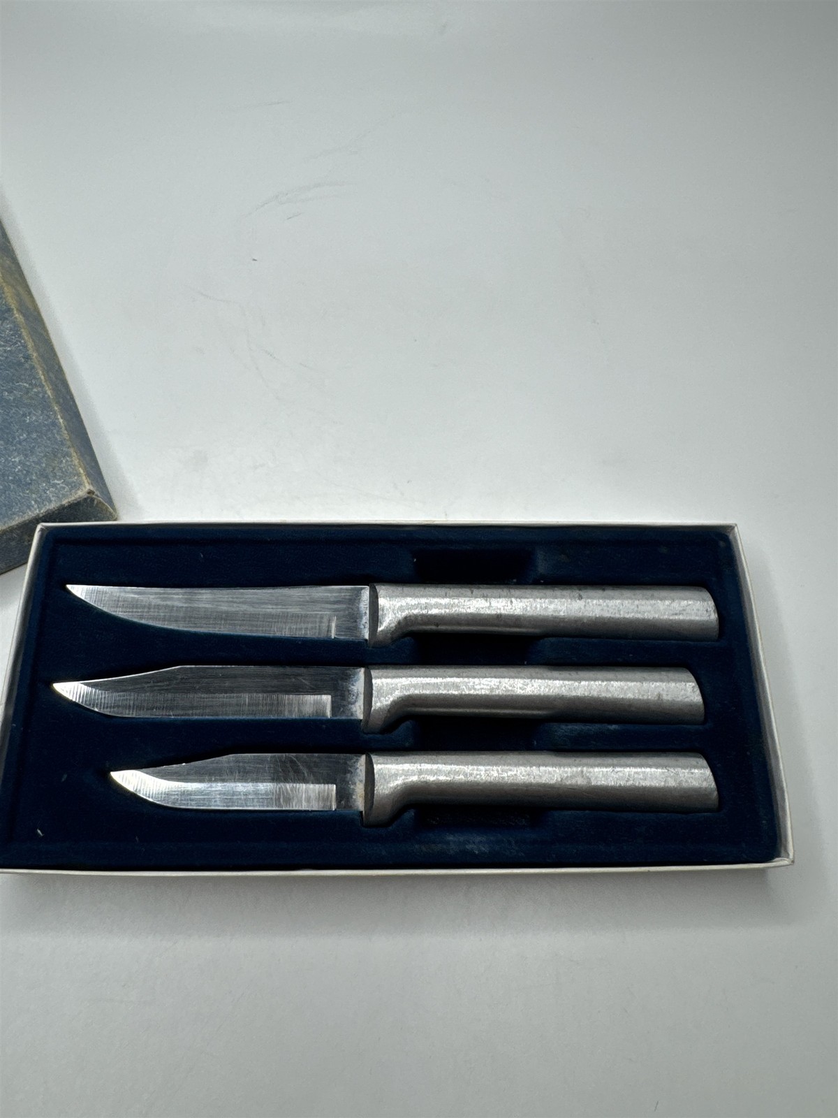 Vintage Rada Mfg Co Maker of The Aluminum Handle Cutlery Set of 3 Kitchen Knives