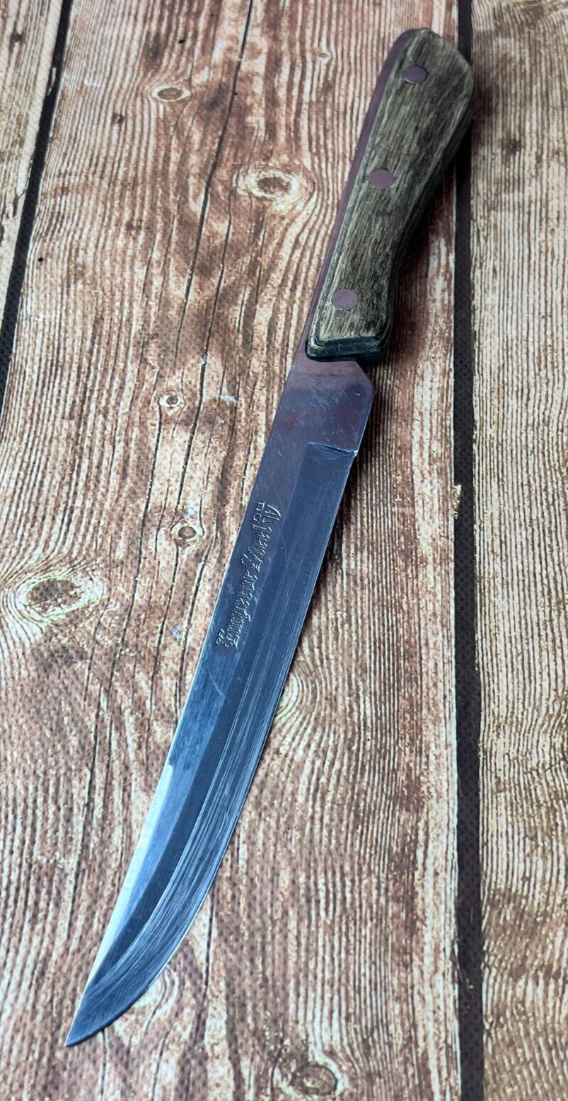 HOUSEHOLD Japan Stainless Steel /EMPEROR STEEL Wood Handle Knife