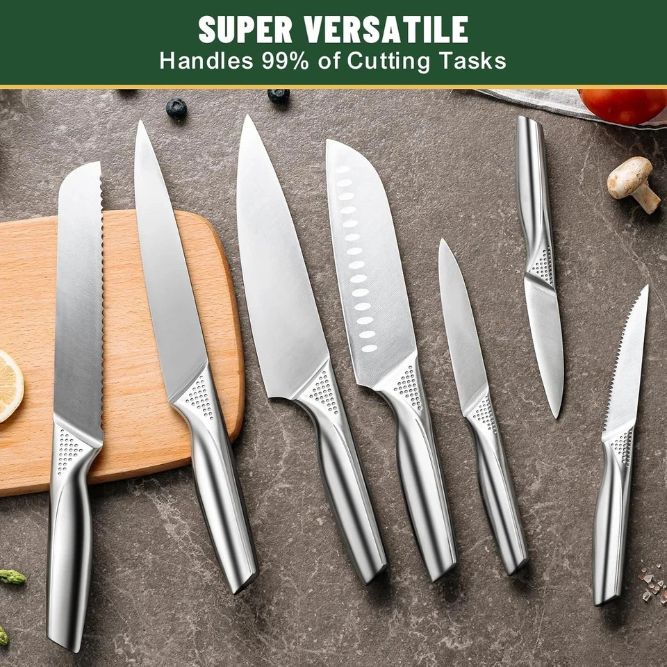 HENCKELS Statement Premium Quality 15-Piece Set with Block Natural Razor-Sharp