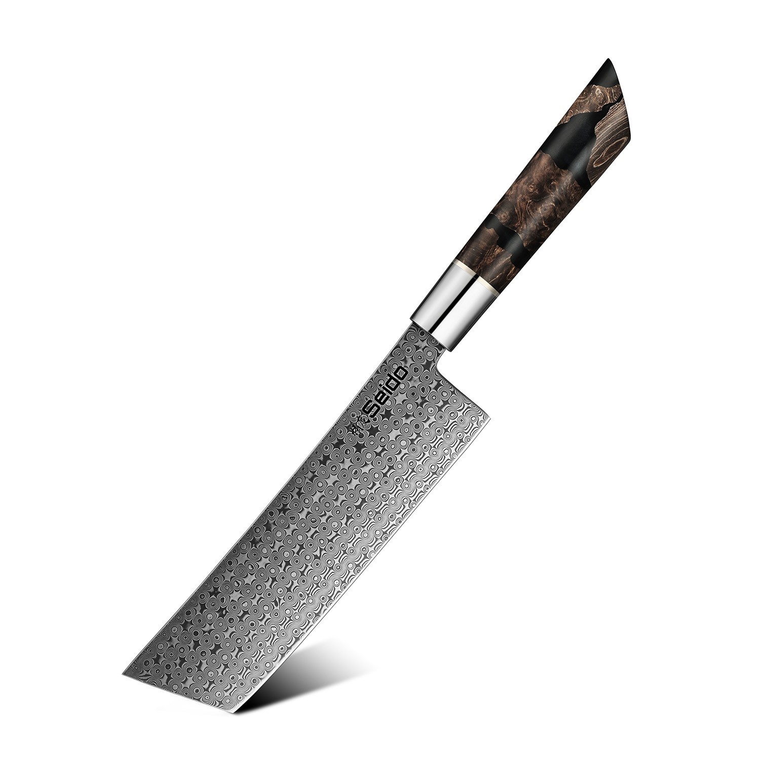 Shinko 7″ Nakiri Knife – 110-Layer Damascus Japanese Vegetable Master