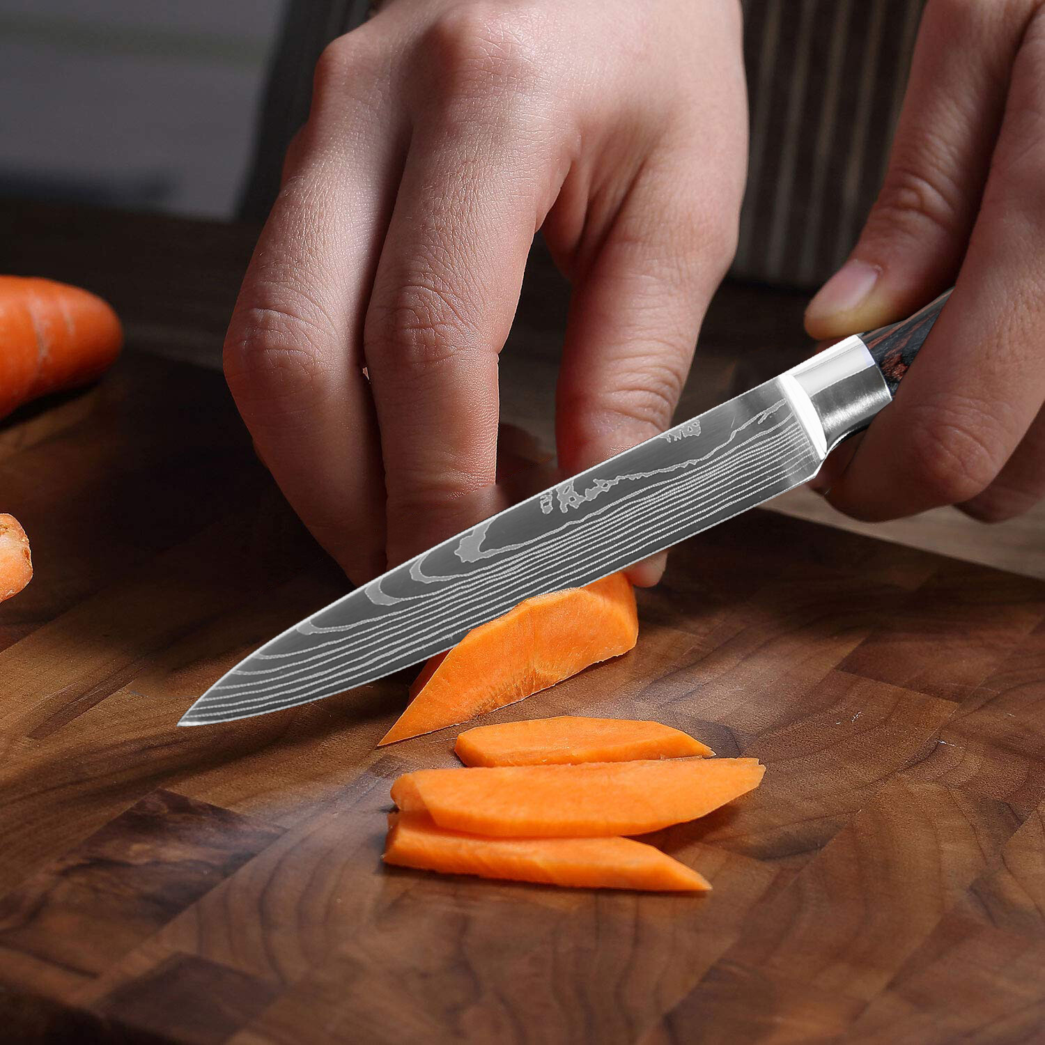 Kitchen Knife Set Steak Knives Sharp Stainless Steel Professional Chef Cutlery