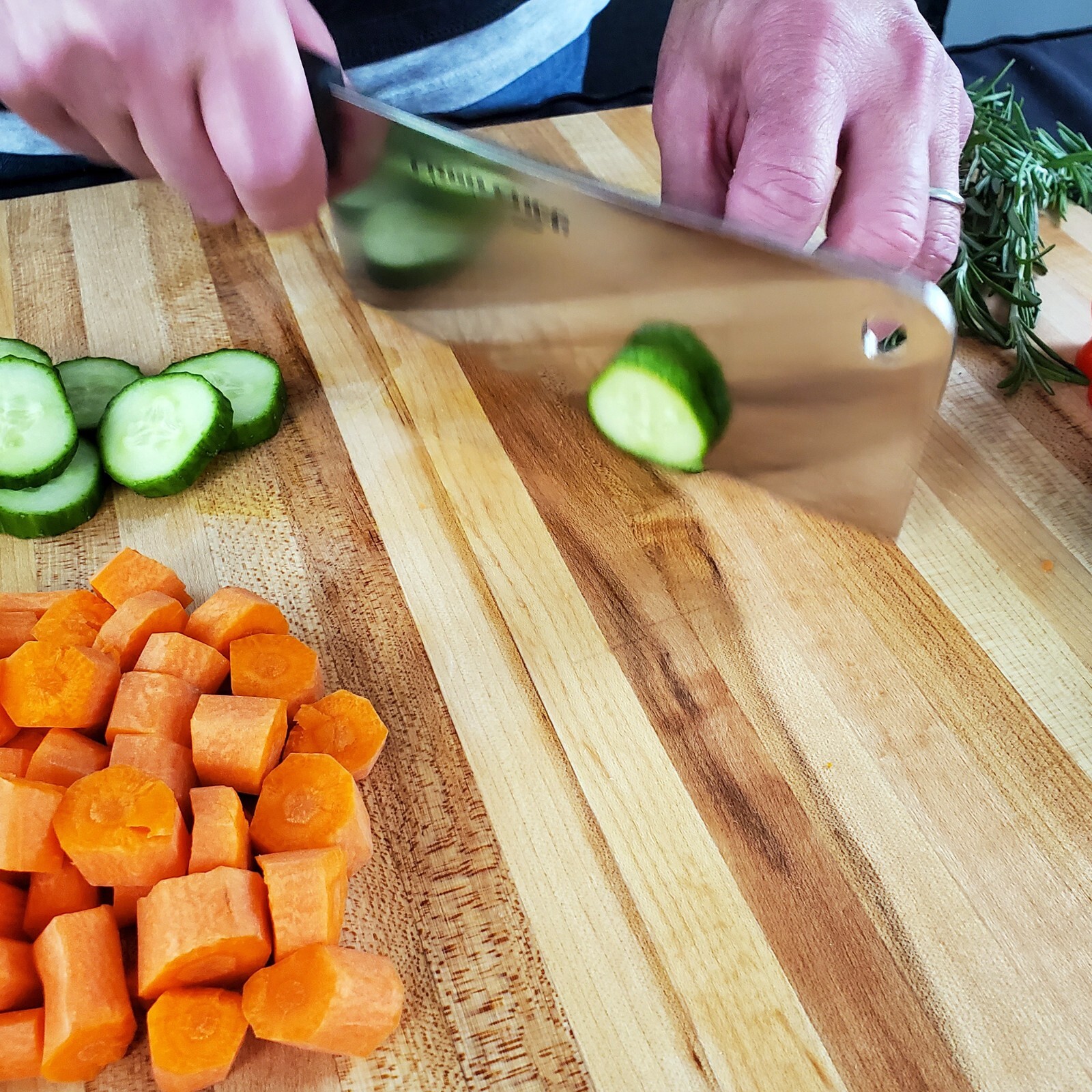 Ergo Chef Prodigy Series 7-Inch Meat Cleaver Knife High Carbon Stainless Steel