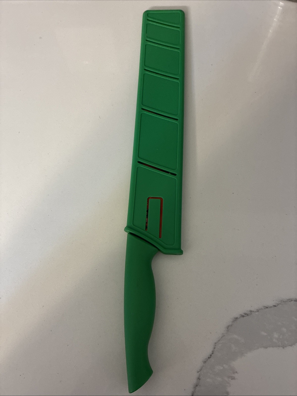 Kai Pure Komachi HD Limited Edition Watermelon Red Green Serrated Knife 11″