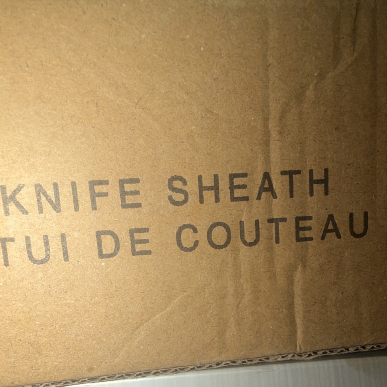 HuusK by Matsato Kitchen Knife 5.9″ Straight Edge Wood Handle w/ Sheathx