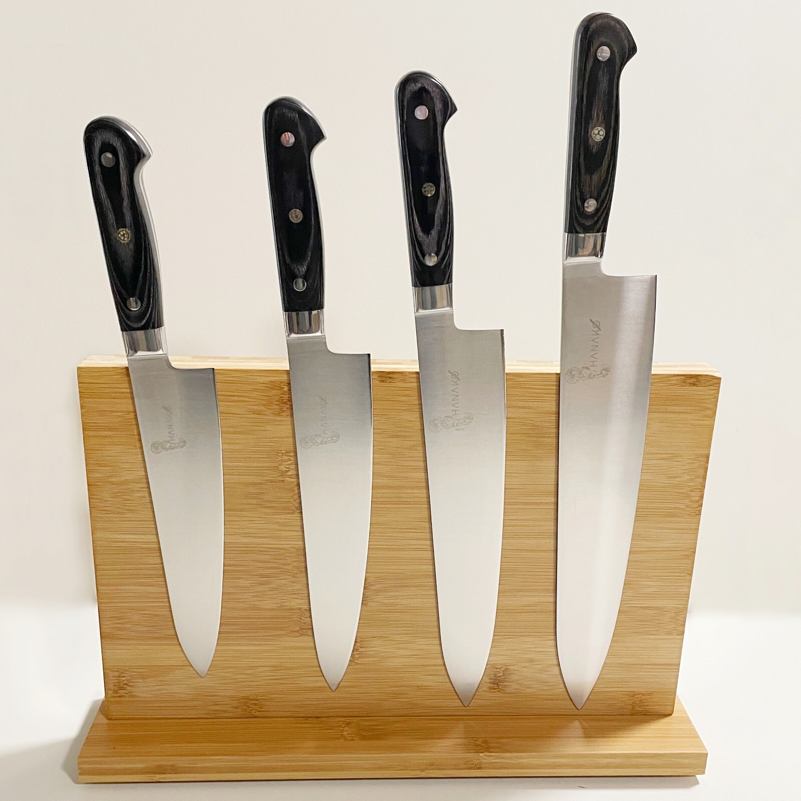 German Steel Kitchen Knife with Edge Guard 9″ 10″ 11″ 12″ Personalizable