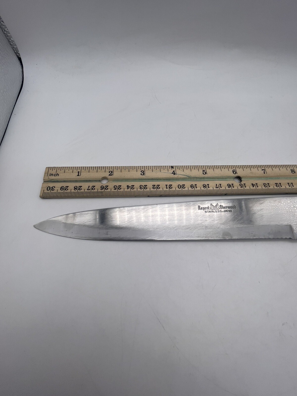 REGENT Sherwood Stainless Steel Chefs Carving Knife Wood Handle 8” Japan