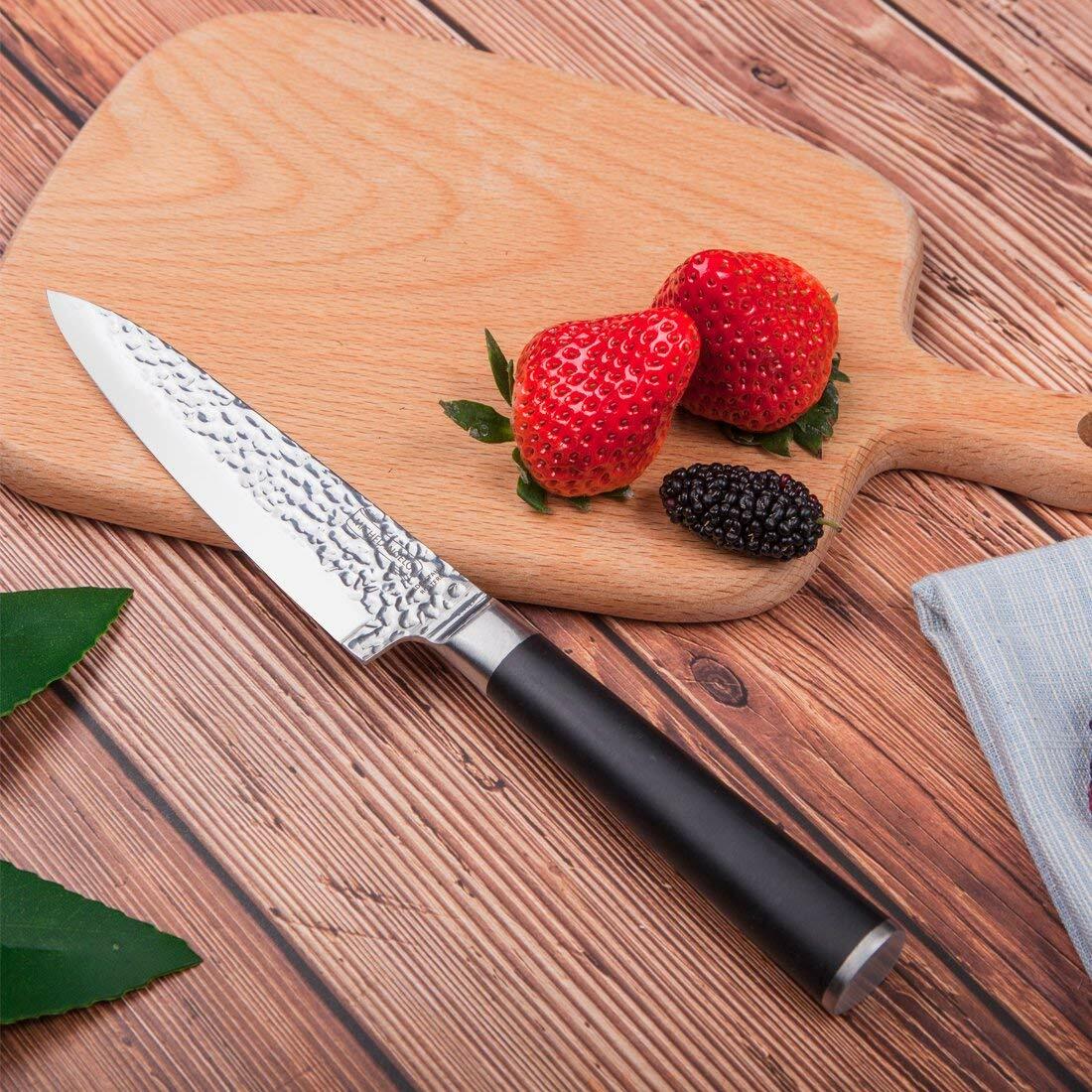 Luxe 5 Inch High Carbon German Stainless Steel PREMIUM Chef Utility Chefs Knife