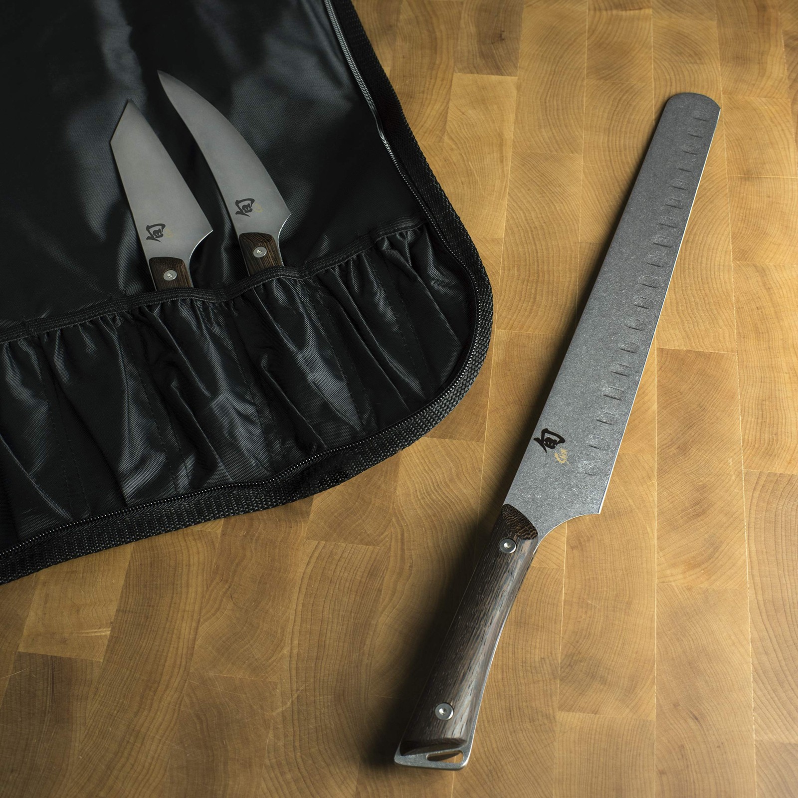 Shun Kanso 4 Piece BBQ Set, Includes 5″ Asian Multi-Prep, 6″ One size, Silver