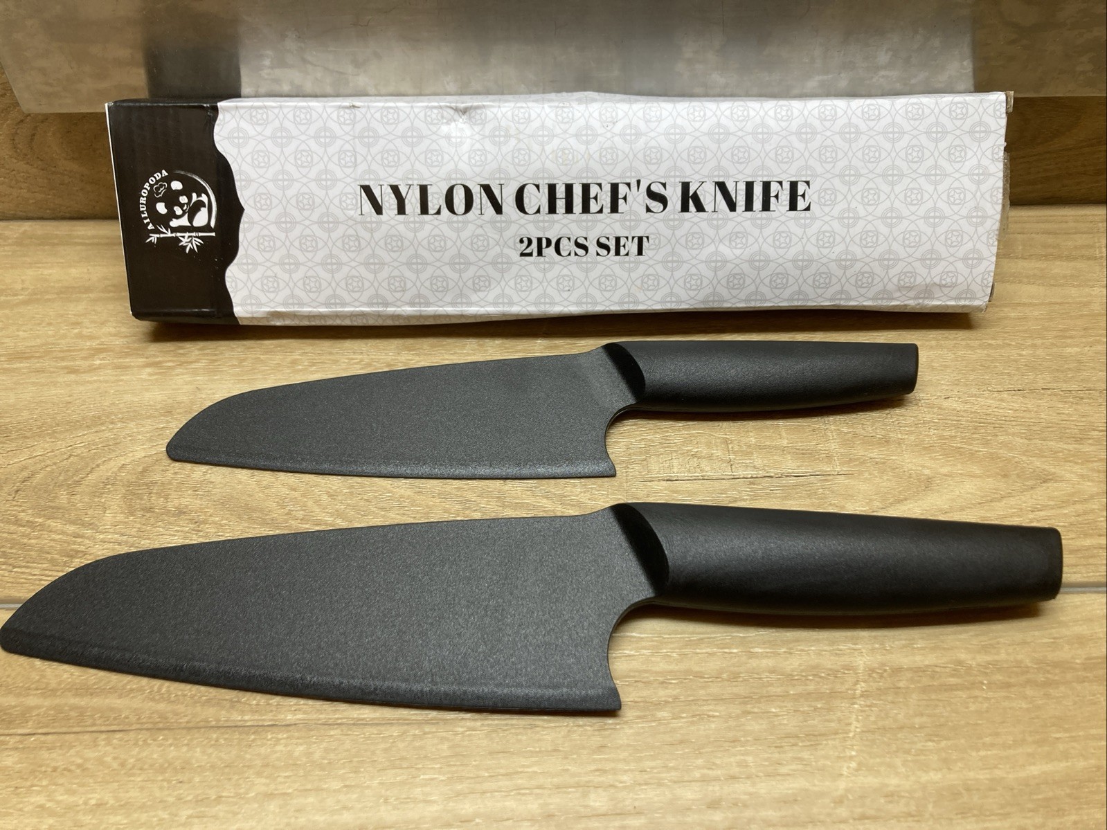 Nylon Knife Set for Nonstick Pans Safe 2 Piece 11 Inch and 9 Inch Food Cutting