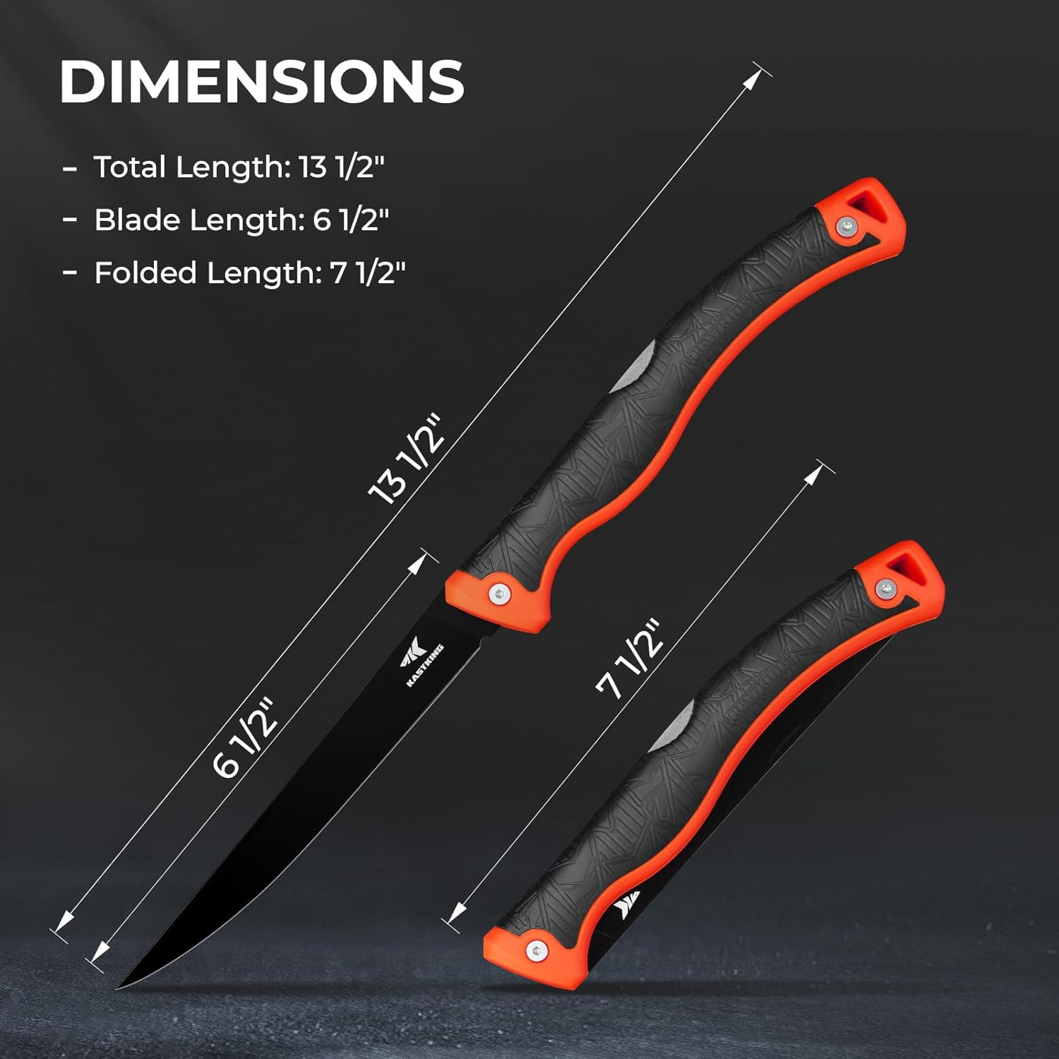 Folding Fillet/Fishing/Camping/Hunting Knife, Razor Sharp G4116 German Stainless