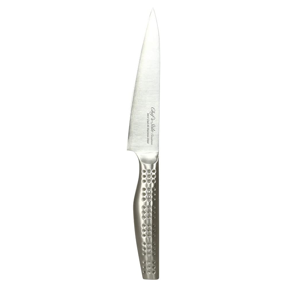 All-stainless steel paring knife, cut into fruit shapes, 125mm, dishwasher safe,