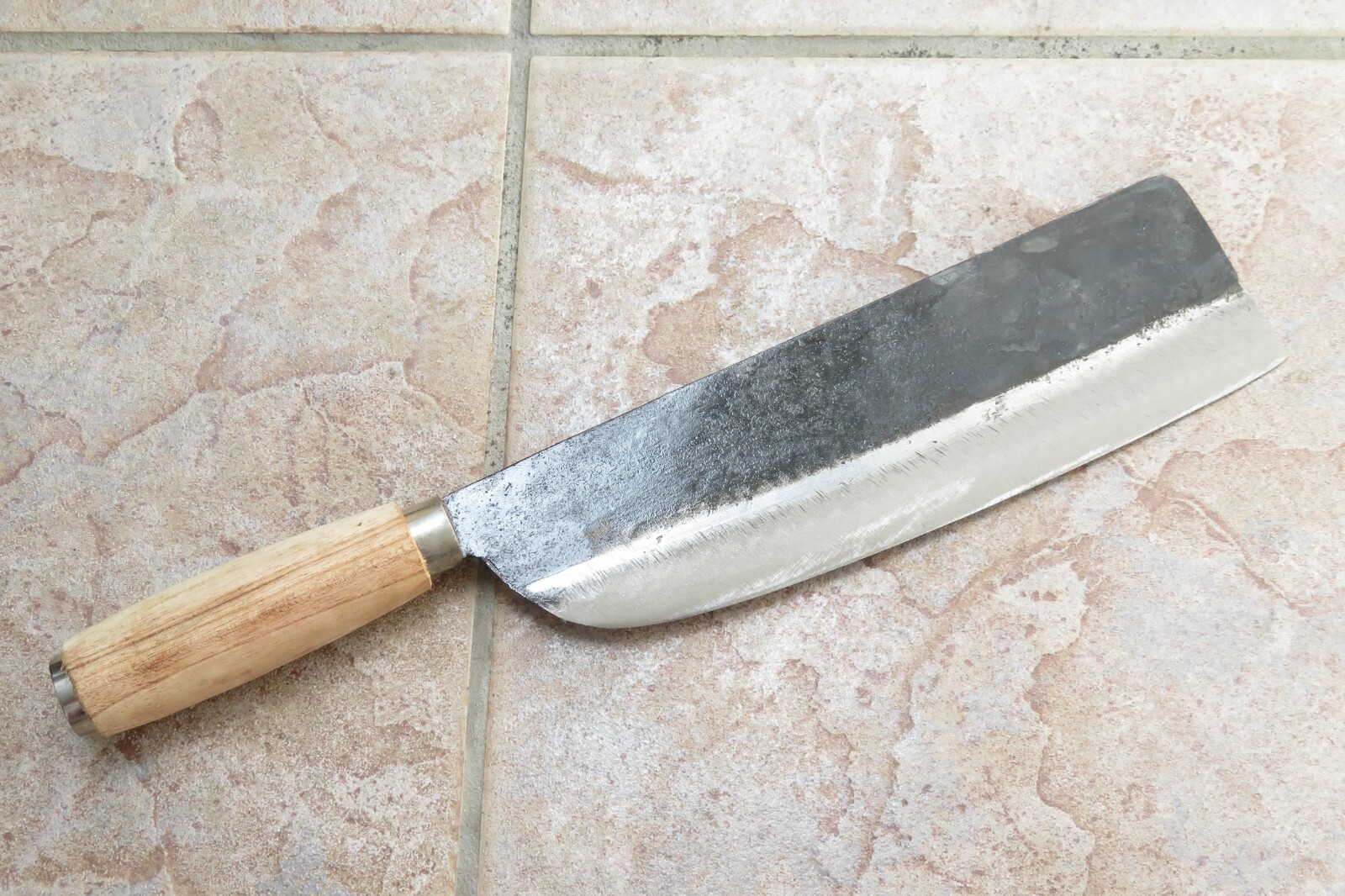 Crude – 9 Inch Slicer Cleaver, Carbon Steel, Sharp !