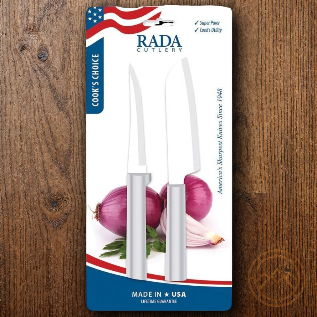 Rada Cutlery Cook’s Choice Gift Kitchen Set T420 Steel Blades Aluminum Handles