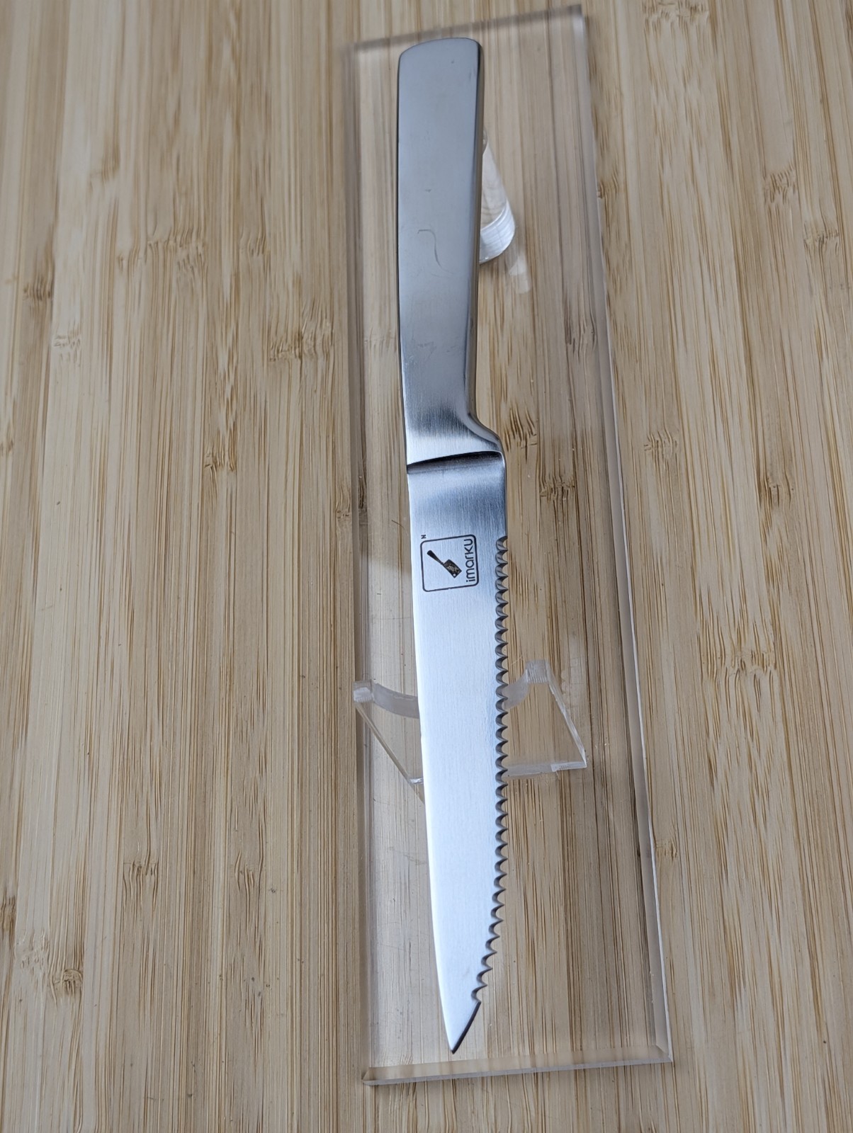imarku 4.5-in Serrated STEAK Knife, AURORA Series A28, FORGED Stainless Blade