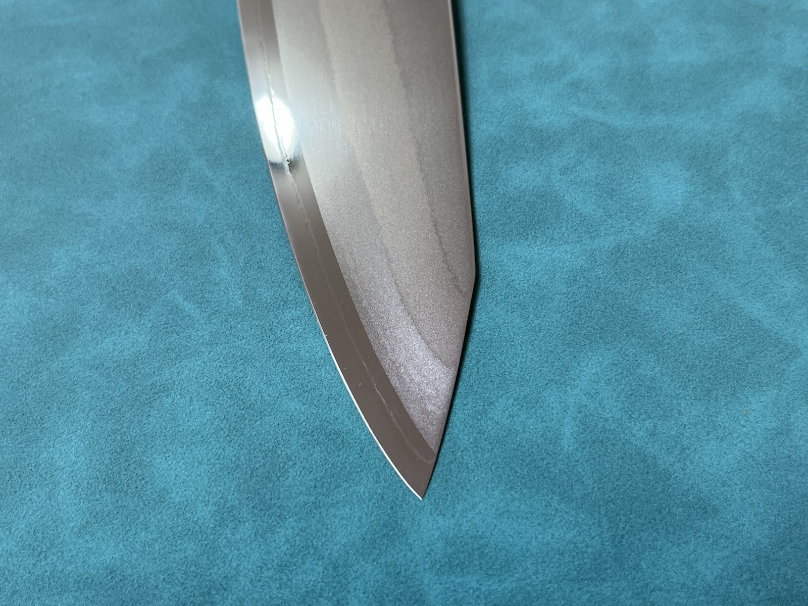 NAGIBA Kiritsuke Chef Knife 8″ 210mm 9Cr 9 Layer Stainless Steel Gyuto Rosewood