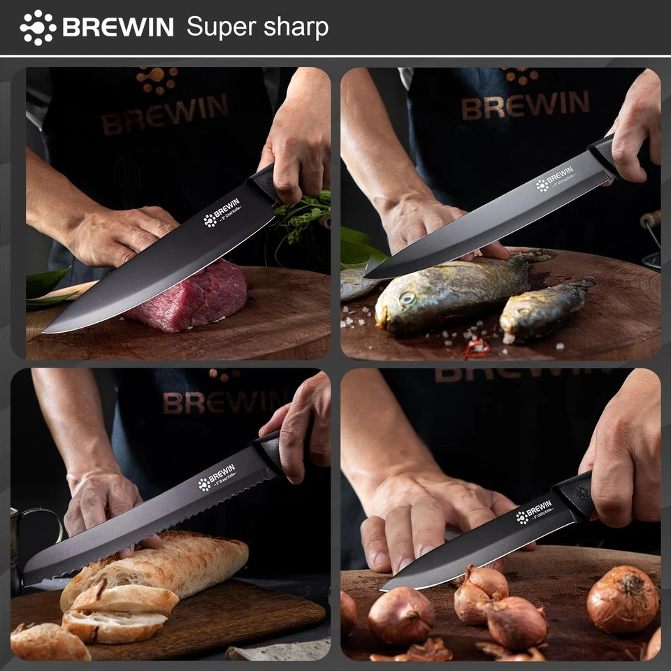 Knife Set, Kitchen Knife Set, Knives Set for Kitchen, Universal Knife Block, …