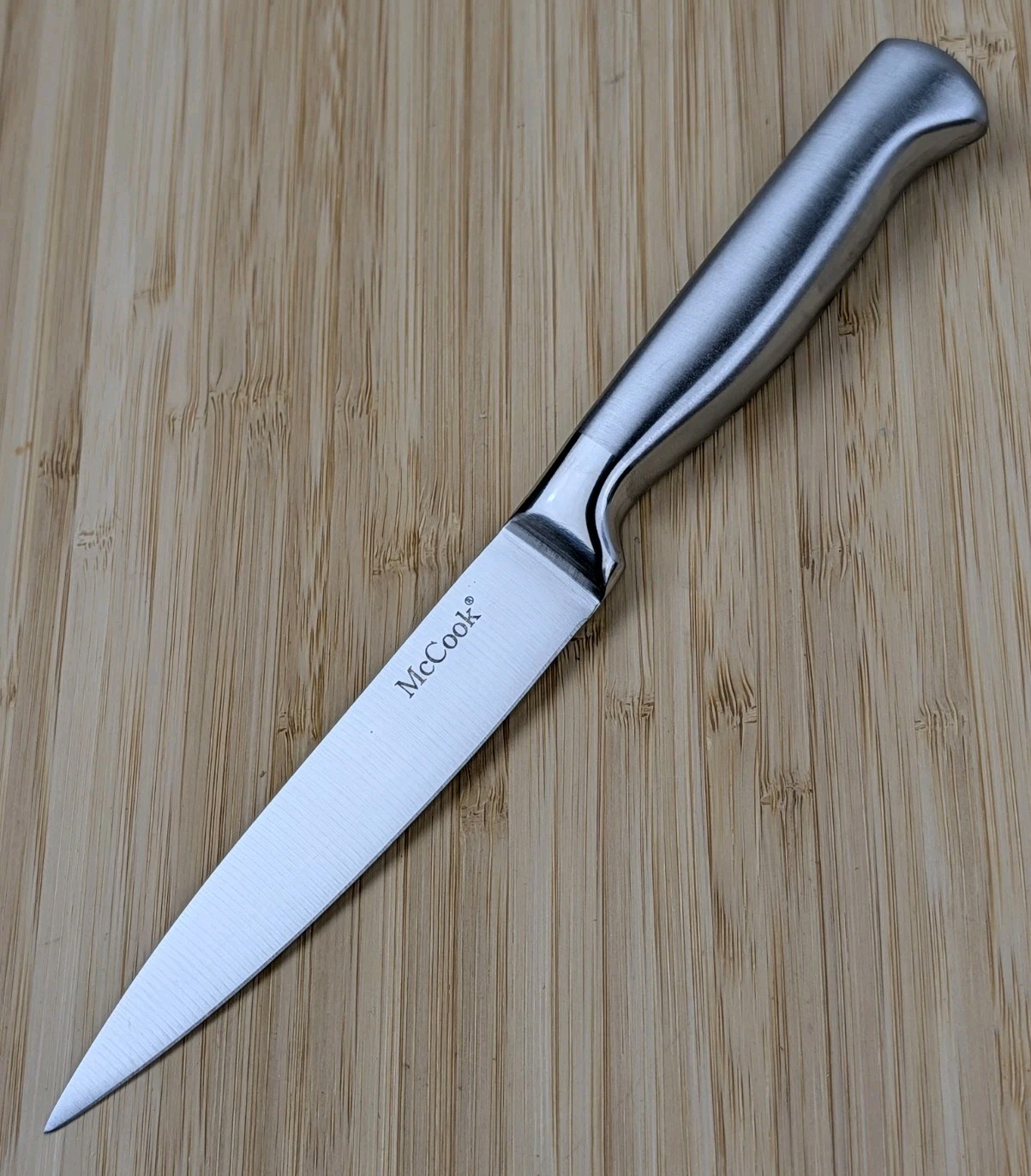 McCOOK 5in UTILITY Knife, Straight-Edge, FORGED GERMAN Stainless Steel, MC29-7