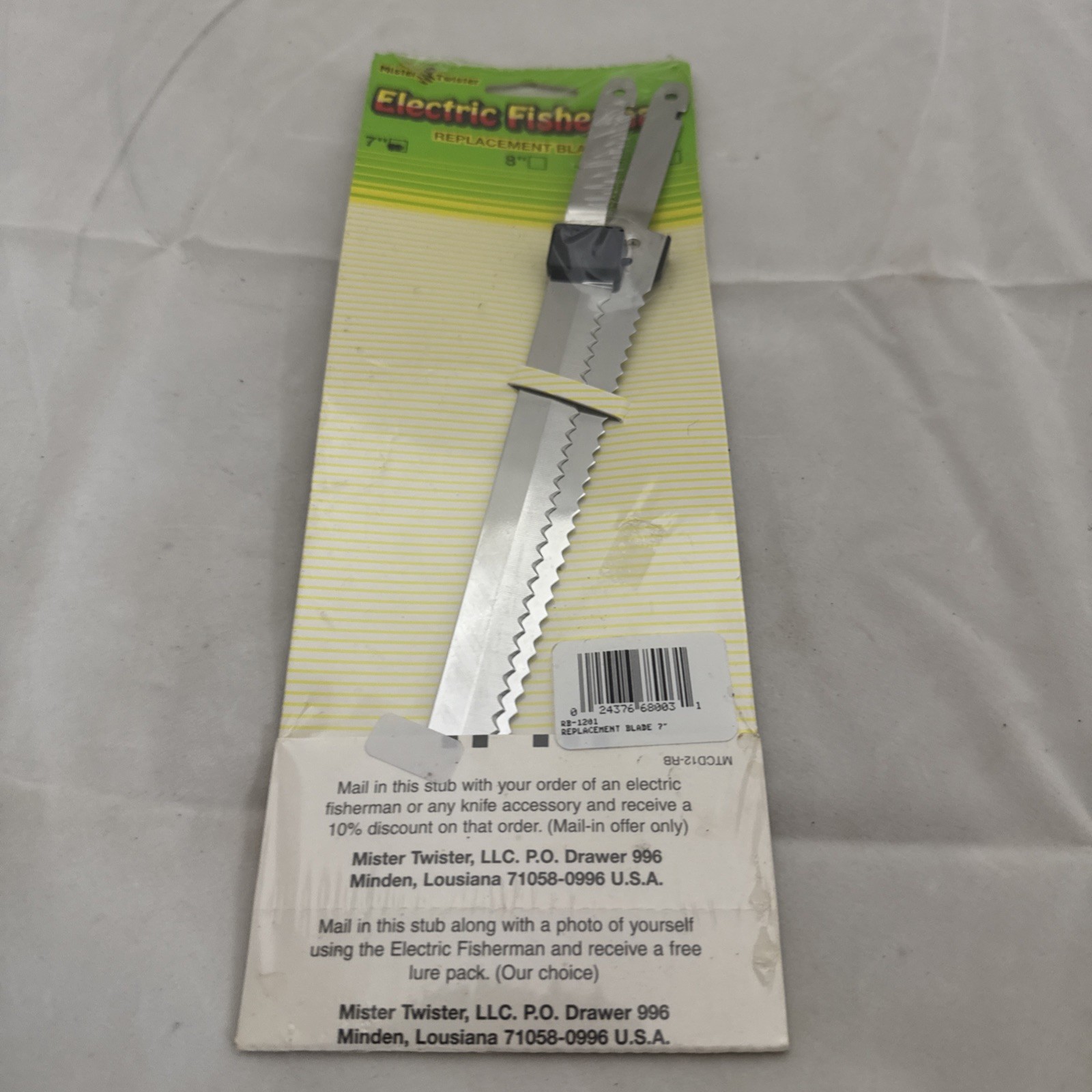 Mister Twister 7″ Electric Fillet Knife Replacement Blades – RB-1201
