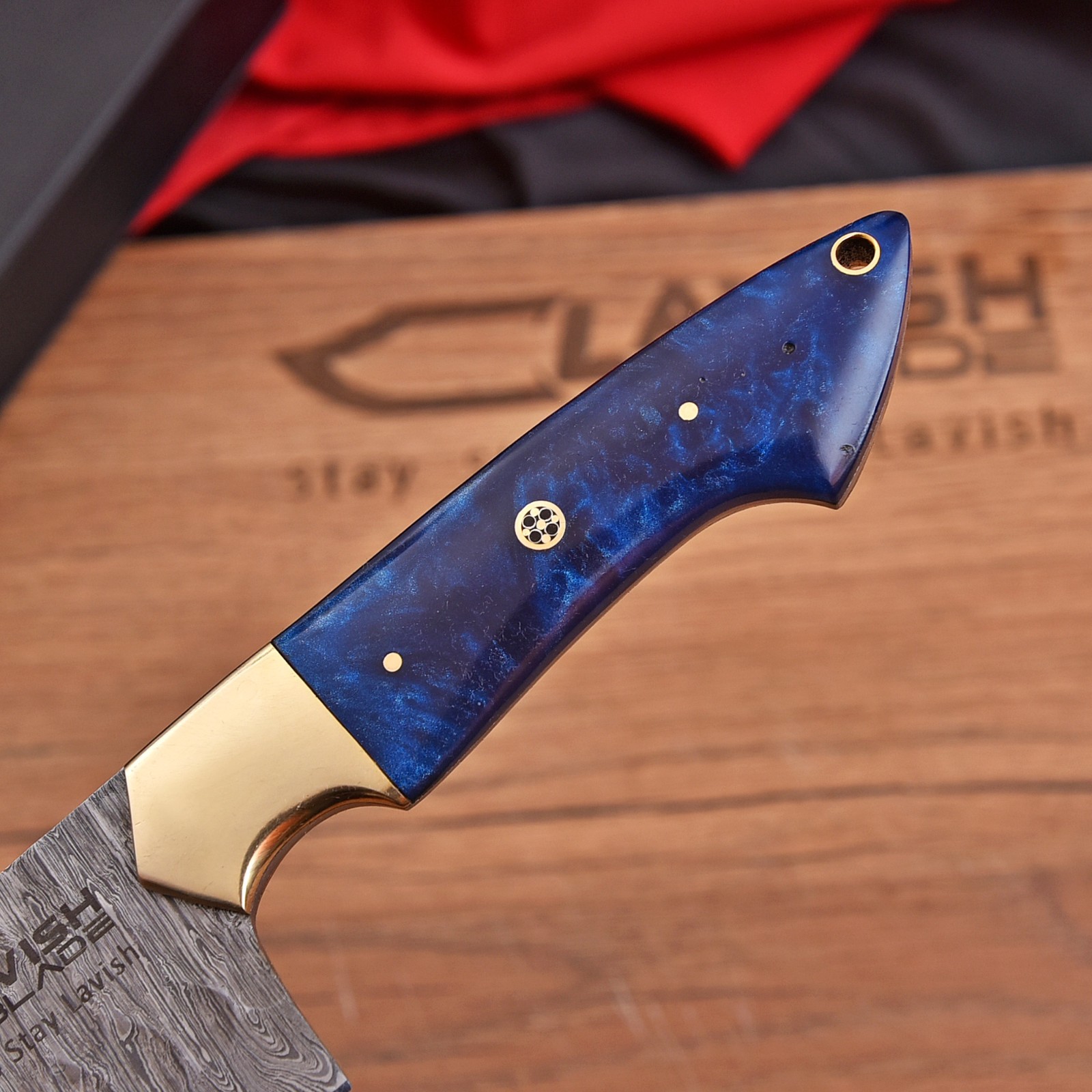 CUSTOM HANDMADE FORGED DAMASCUS STEEL CHEFS KNIFE KITCHEN KNIFE WITH GIFT BOX