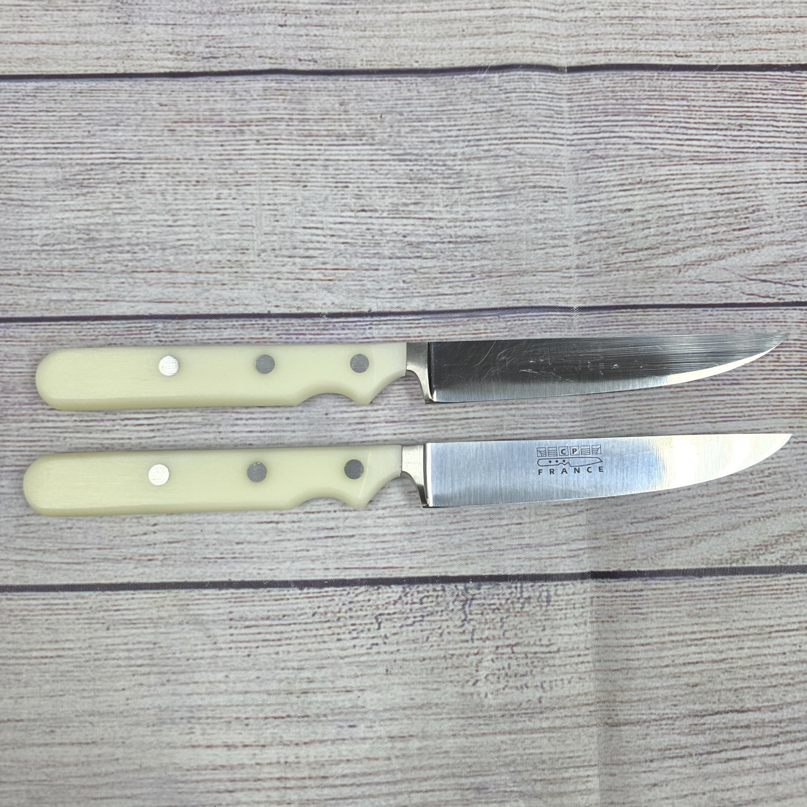 Vintage CP France Stubai Set of 2 Steak Chef Knives