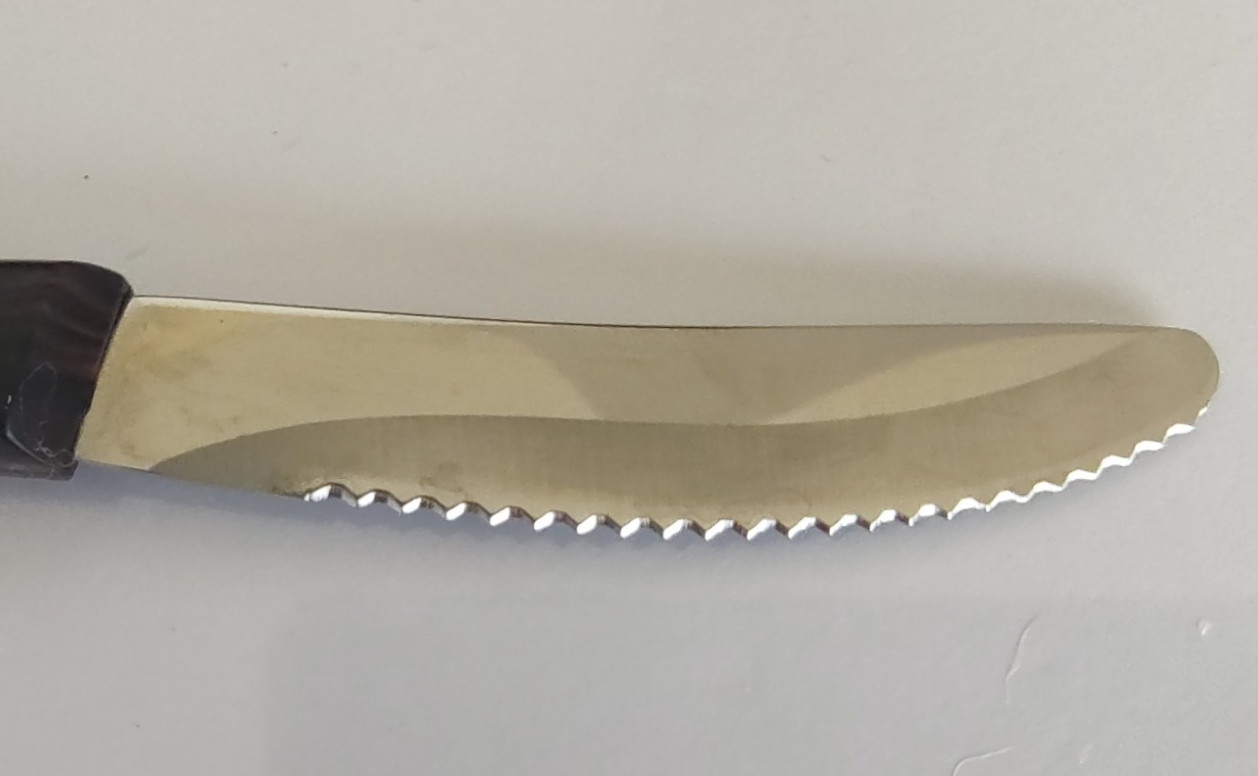 VTG Set of 8 Cutco No. 1759 Serrated Steak Knives Brown Handle Wooden Box