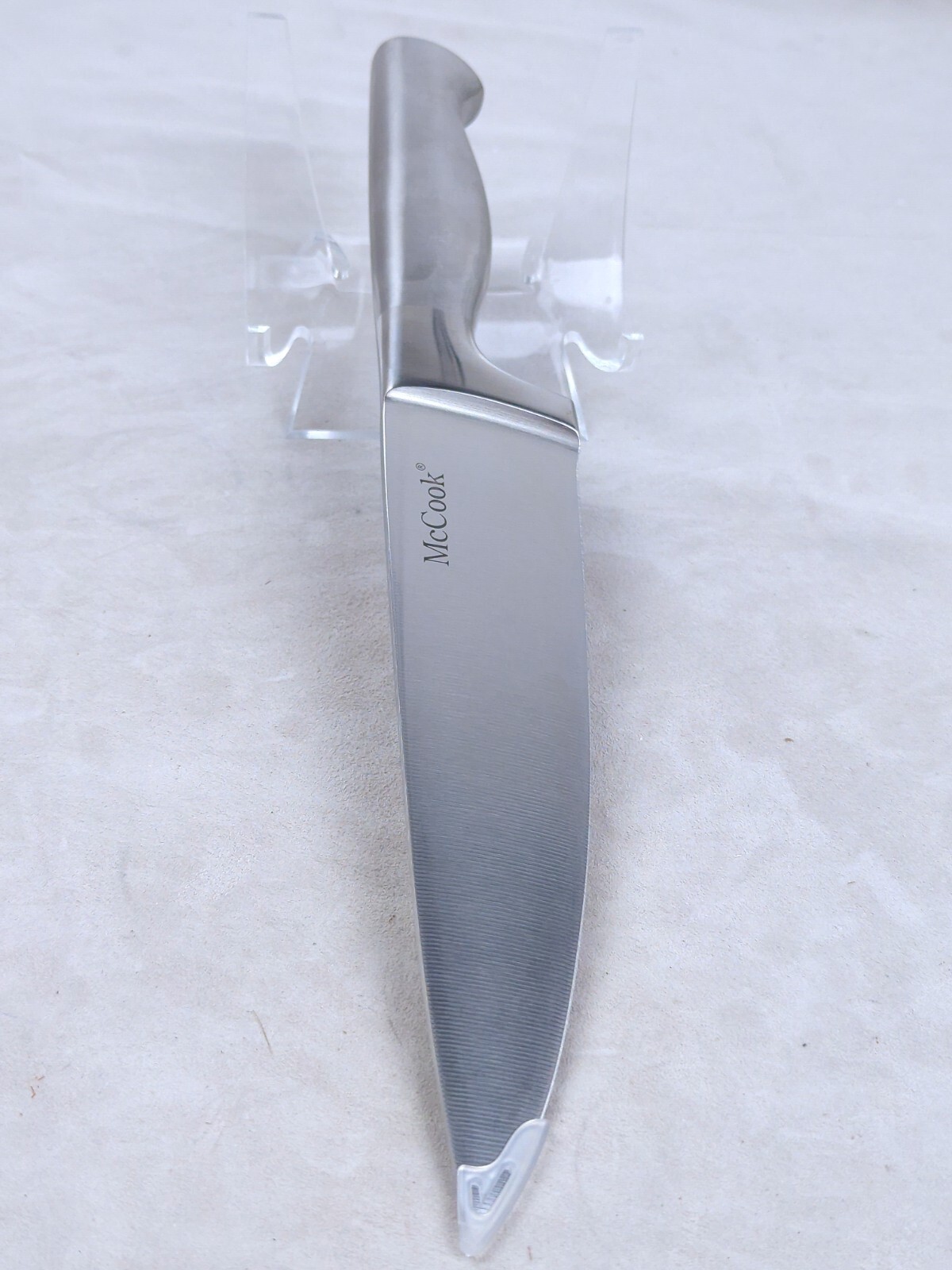 McCOOK 8″ CHEF’S Knife, GERMAN Stainless Steel Blade & HOLLOW Stainless Handle