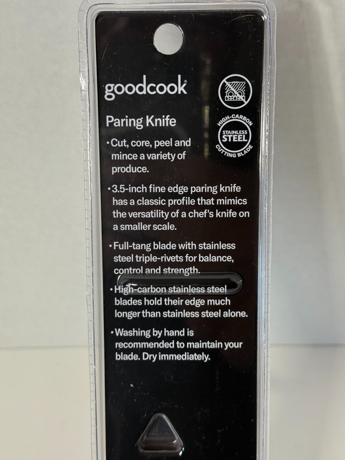 Lot of 2 Paring Knifes GoodCook 3.5-Inch Stainless Steel 3.5″ BPA Free