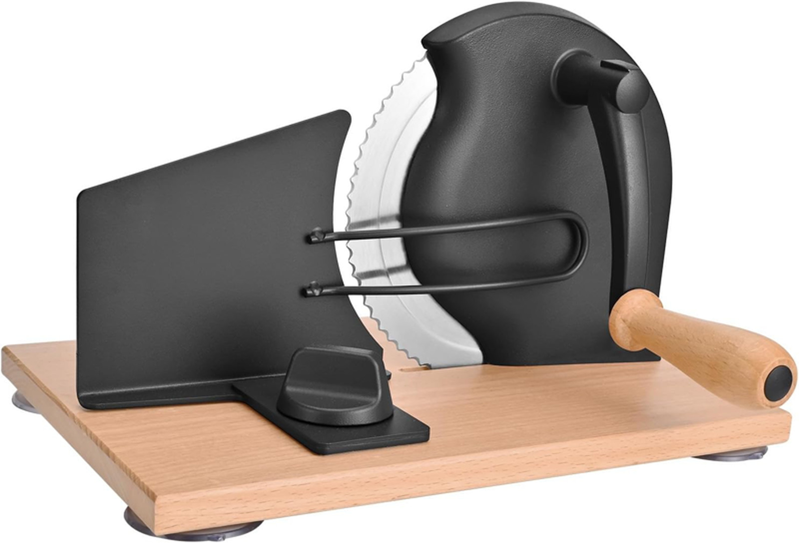 Manual Bread Slicer with Hand Crank, Classic Home Bread Slicer for Homemade