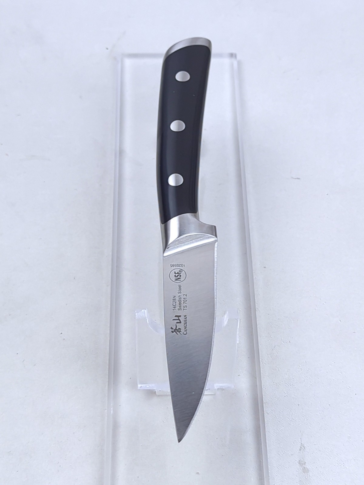 CANGSHAN TS Series 3.5″ PARING Knife, Forged 14C28N SWEDISH Steel, #1020595