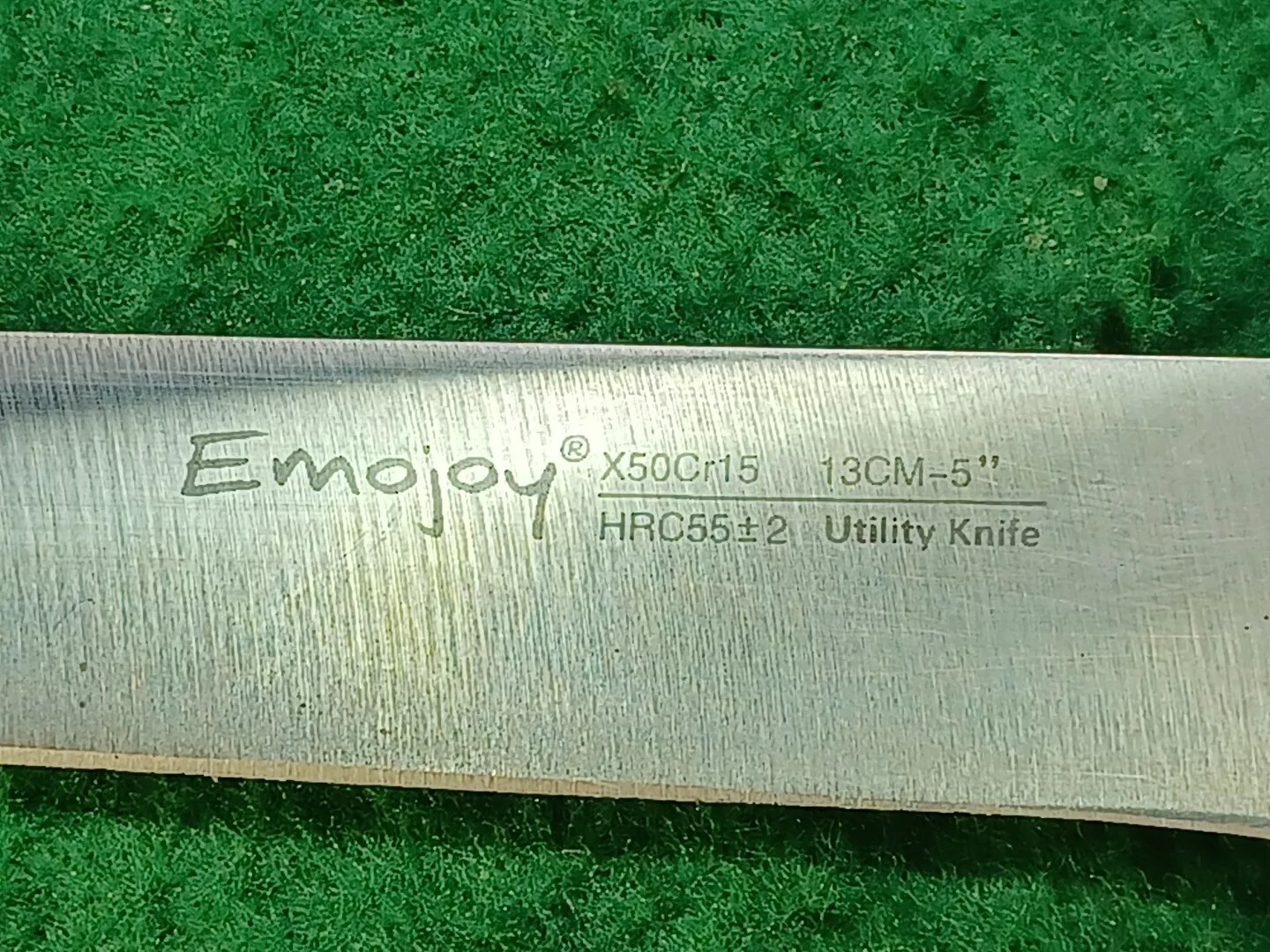 Emojoy 13cm-5″, HRC55, Utility Knife, W/ Wood Scales