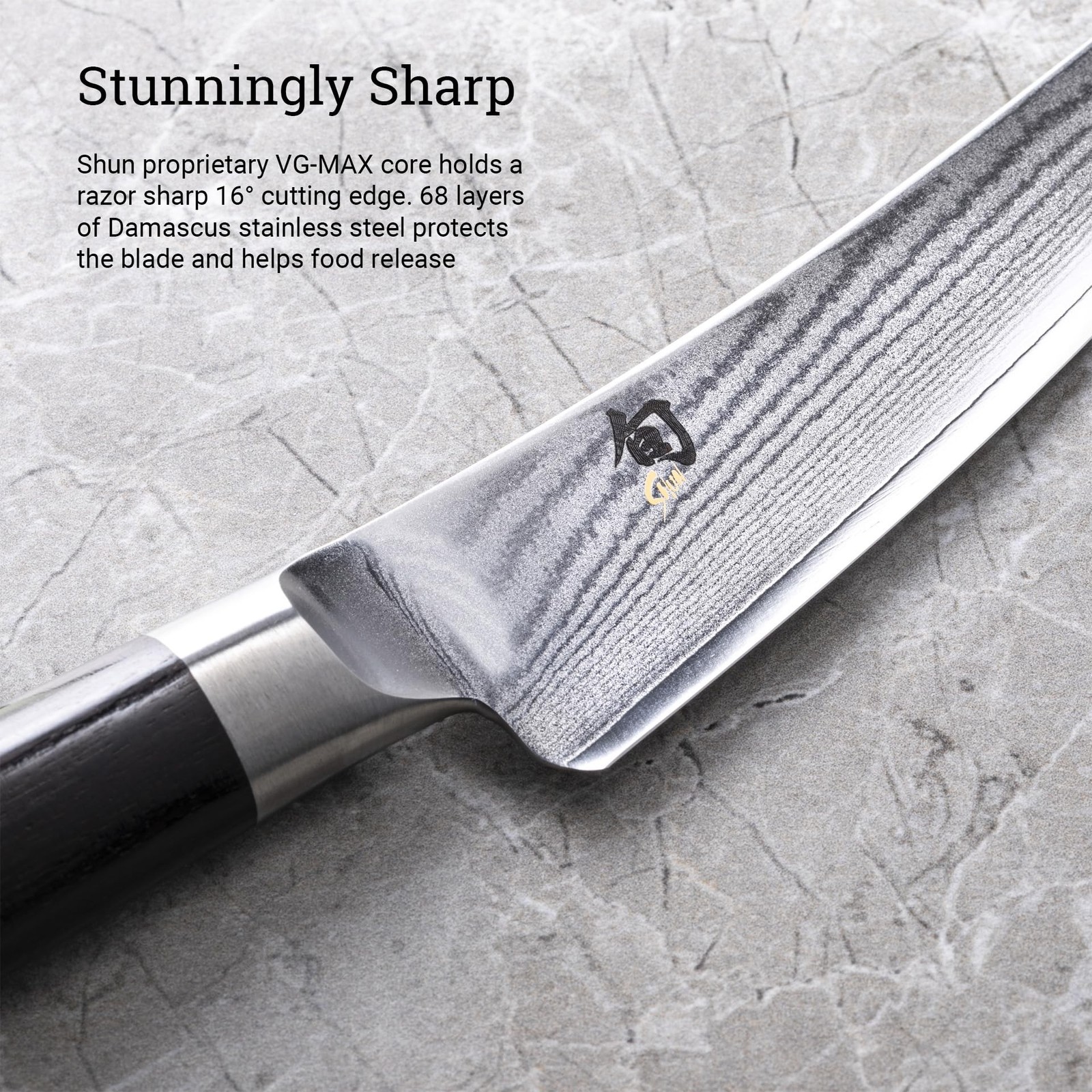 Shun Cutlery Classic Boning & Fillet Knife 6”, Easily Glides Through Meat and…