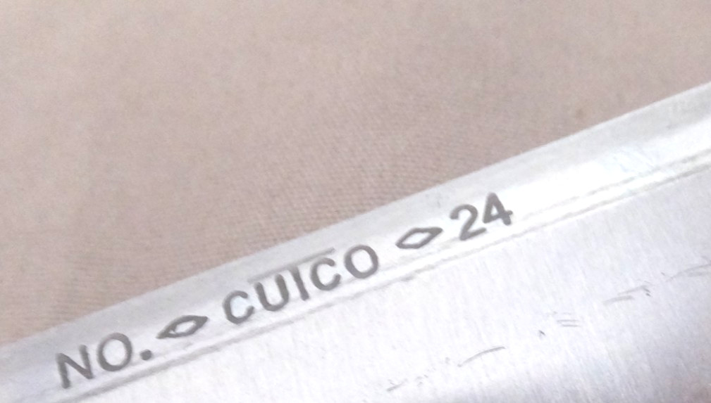 Vintage Cutco No. 23 & 24 Bread Knife & Carving Blade Classic Brown Handle USA
