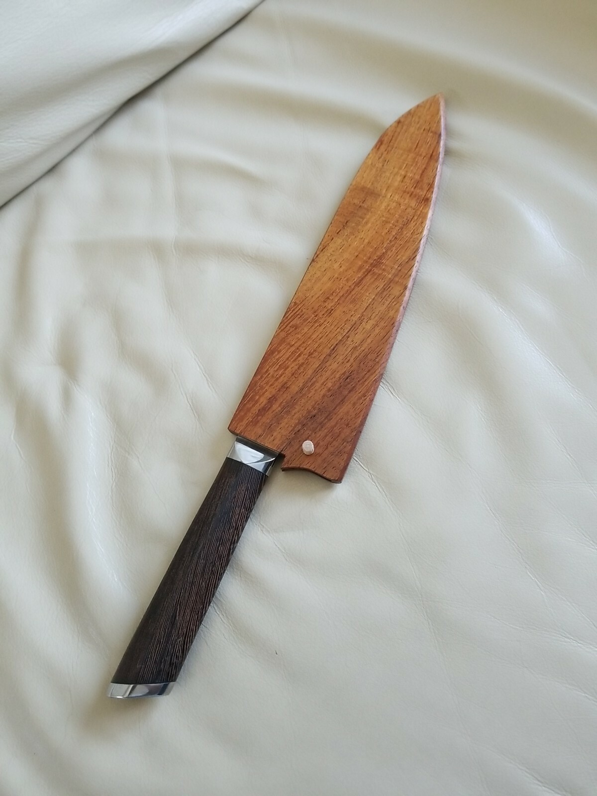 Saya only for Shun Fuji 10” Chef’s Knife Scabbard Wooden Cover