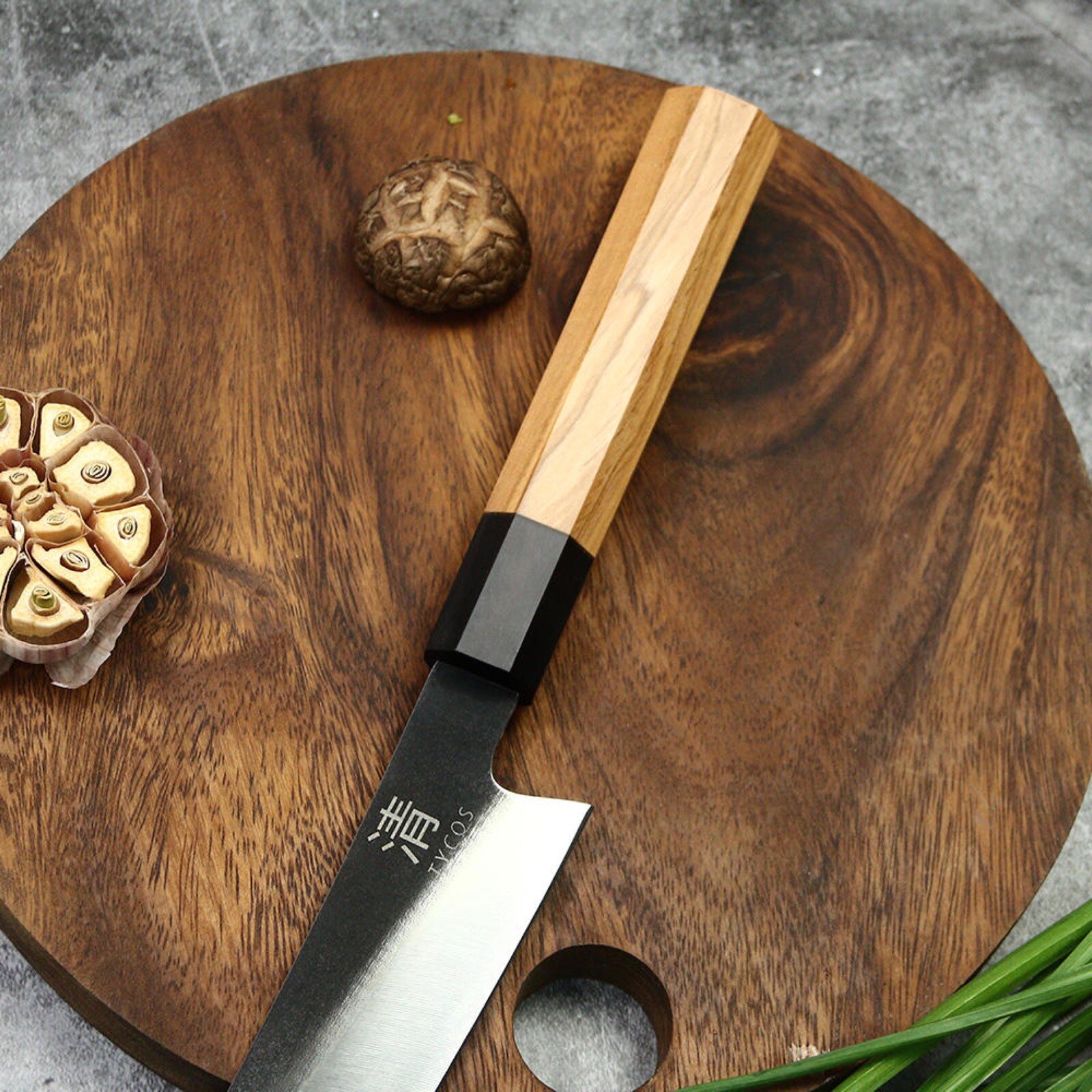 Japanese Chef’s Knife Sushi 10.5 Inch Knive 440C Steel Olive Wood Handle