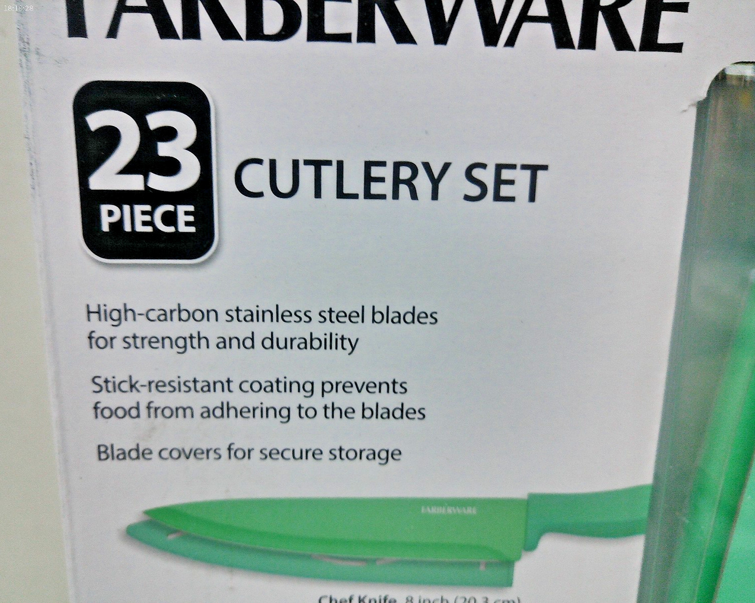 2x Farberware 23-pc. Knife and Tool Set, Dishwasher Safe