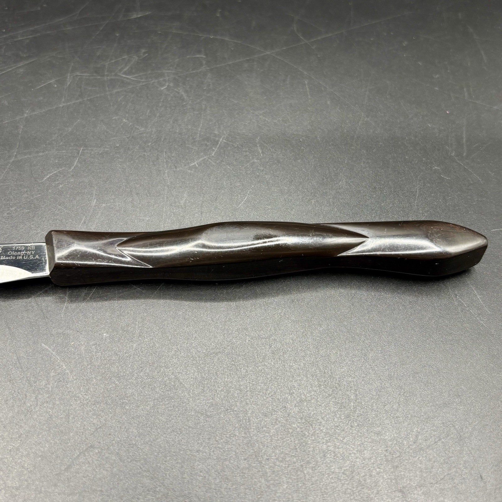 Cutco 1759 Serrated Table Knife Classic Brown Handle USA Made
