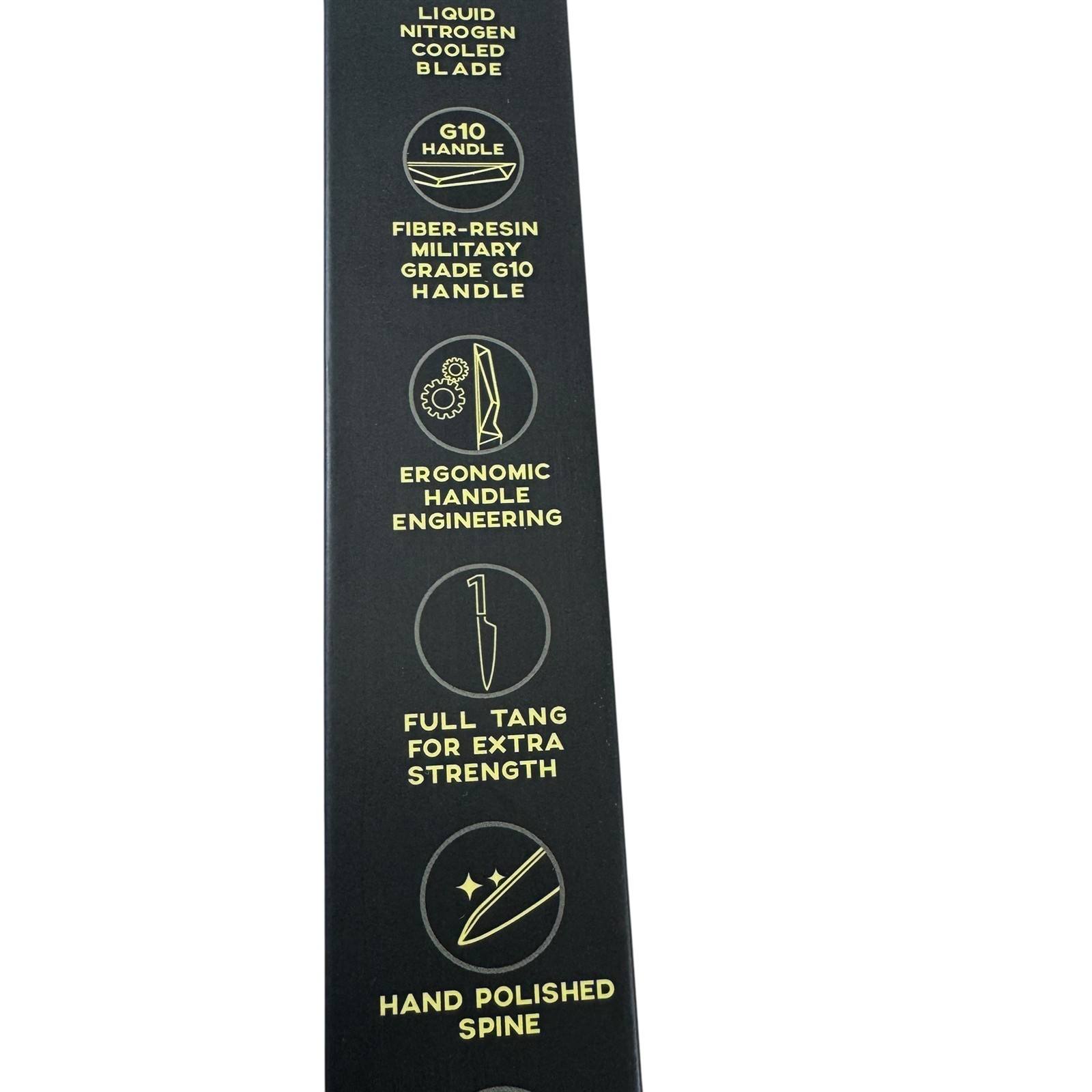 Dalstrong Yanagiba Sushi Knife Shadow Black Series 10.5 Inch With Sheath NIB