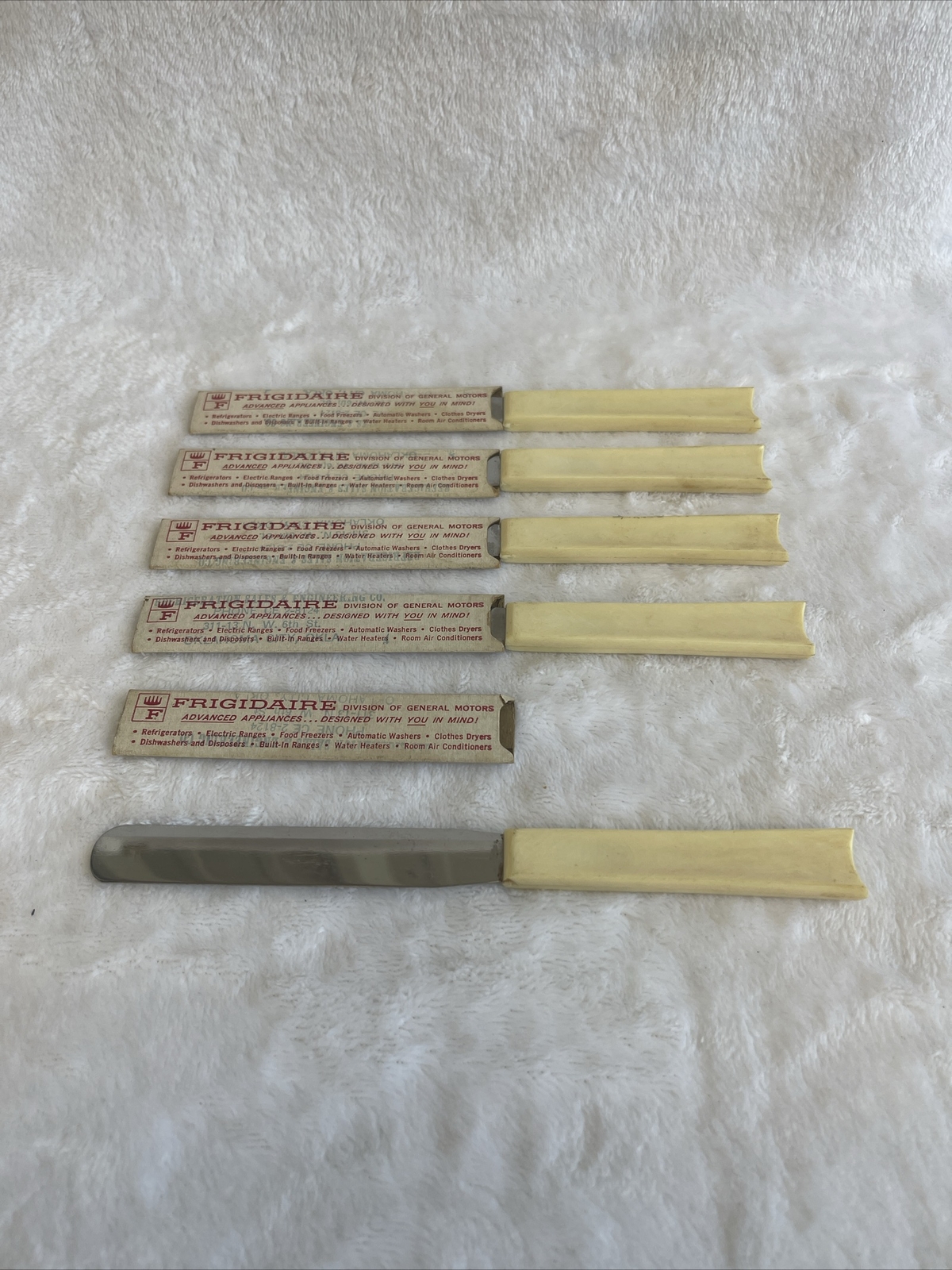 Quikut Spatula Paring Knife Stainless Steel MADE IN USA Dishwasher Safe Set Of 5