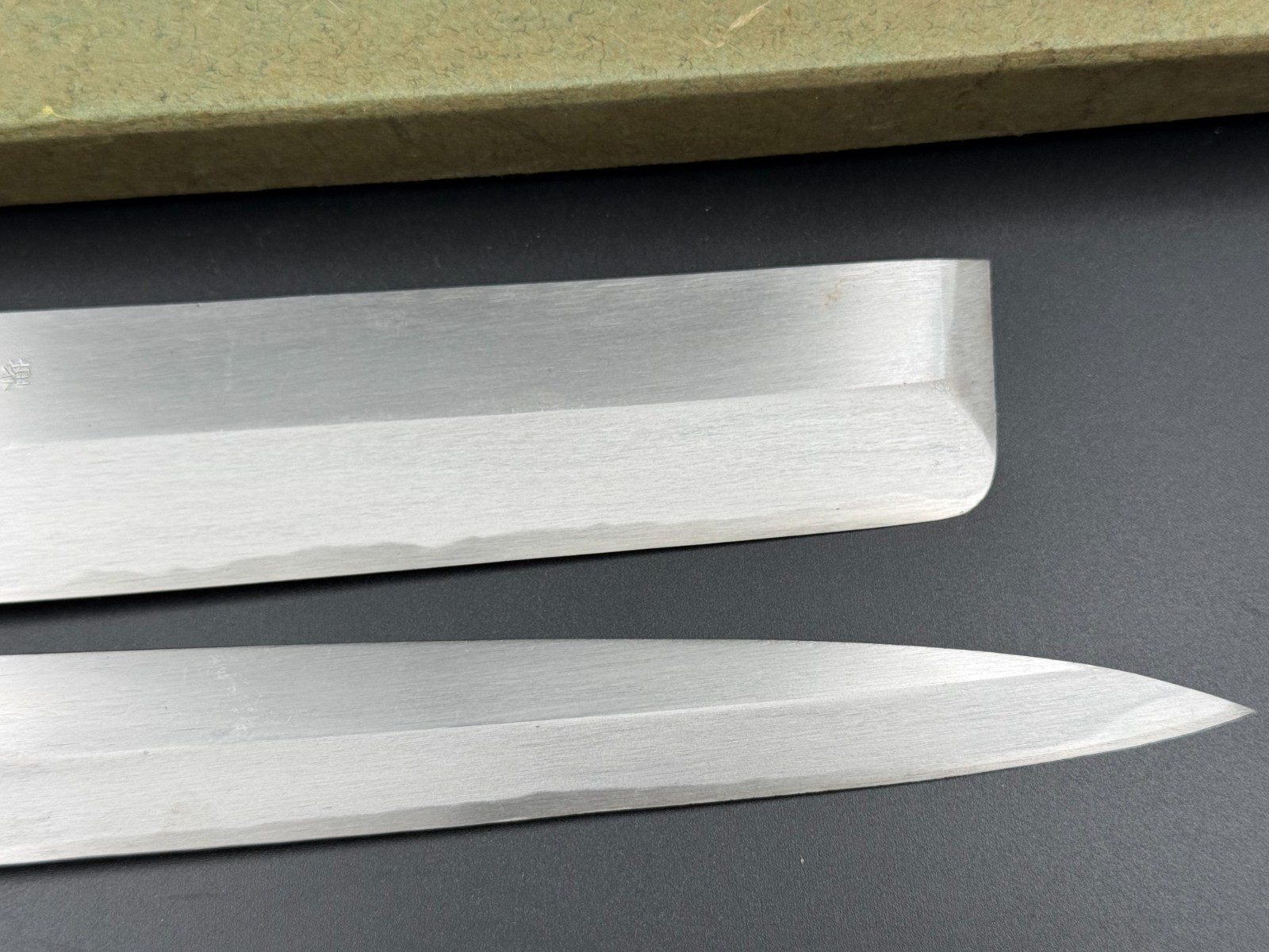 Sakai Knife Set of 2 Yanagiba Nakiri Kiyohiro Vintage Japanese Chef Knives Box