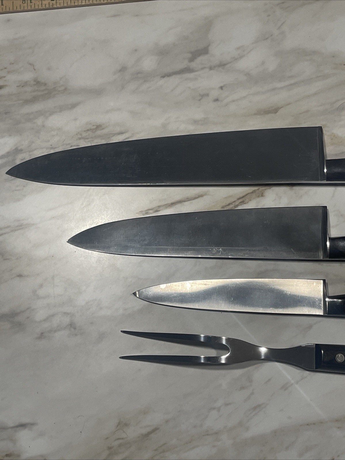 WR Case & Sons Cutlery Gourmet Chef Kitchen Knife 102-10/8/6 SS Triple Rivet Set