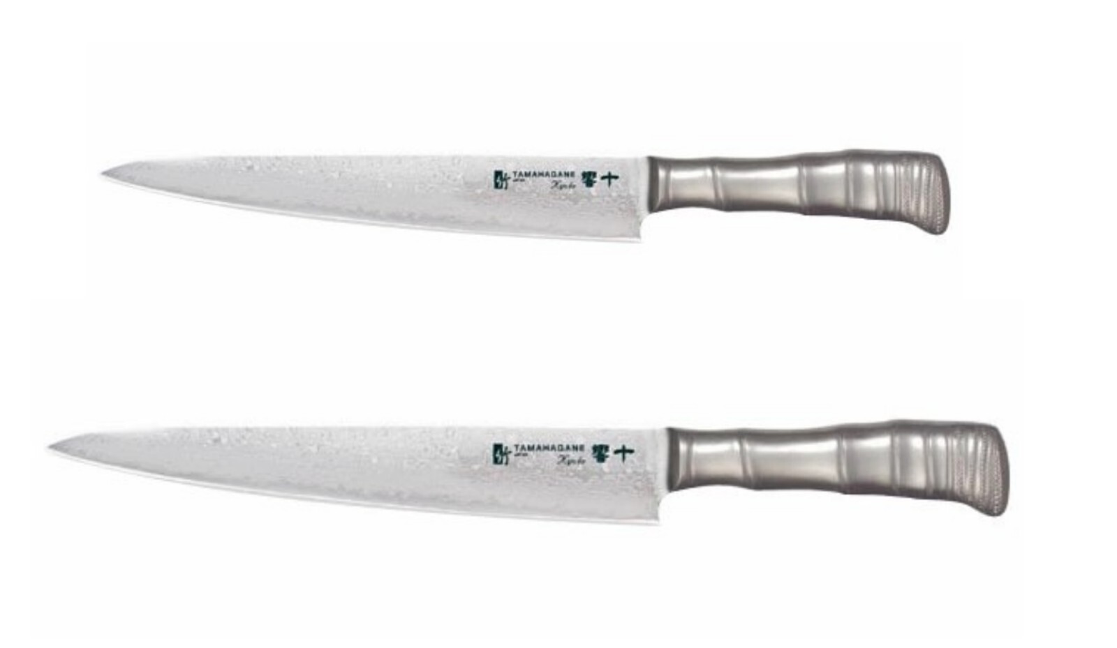 Kataoka Kyoto Sujibiki Knife 63Layer Damascus Steel TAMAHAGANE Bamboo Japan