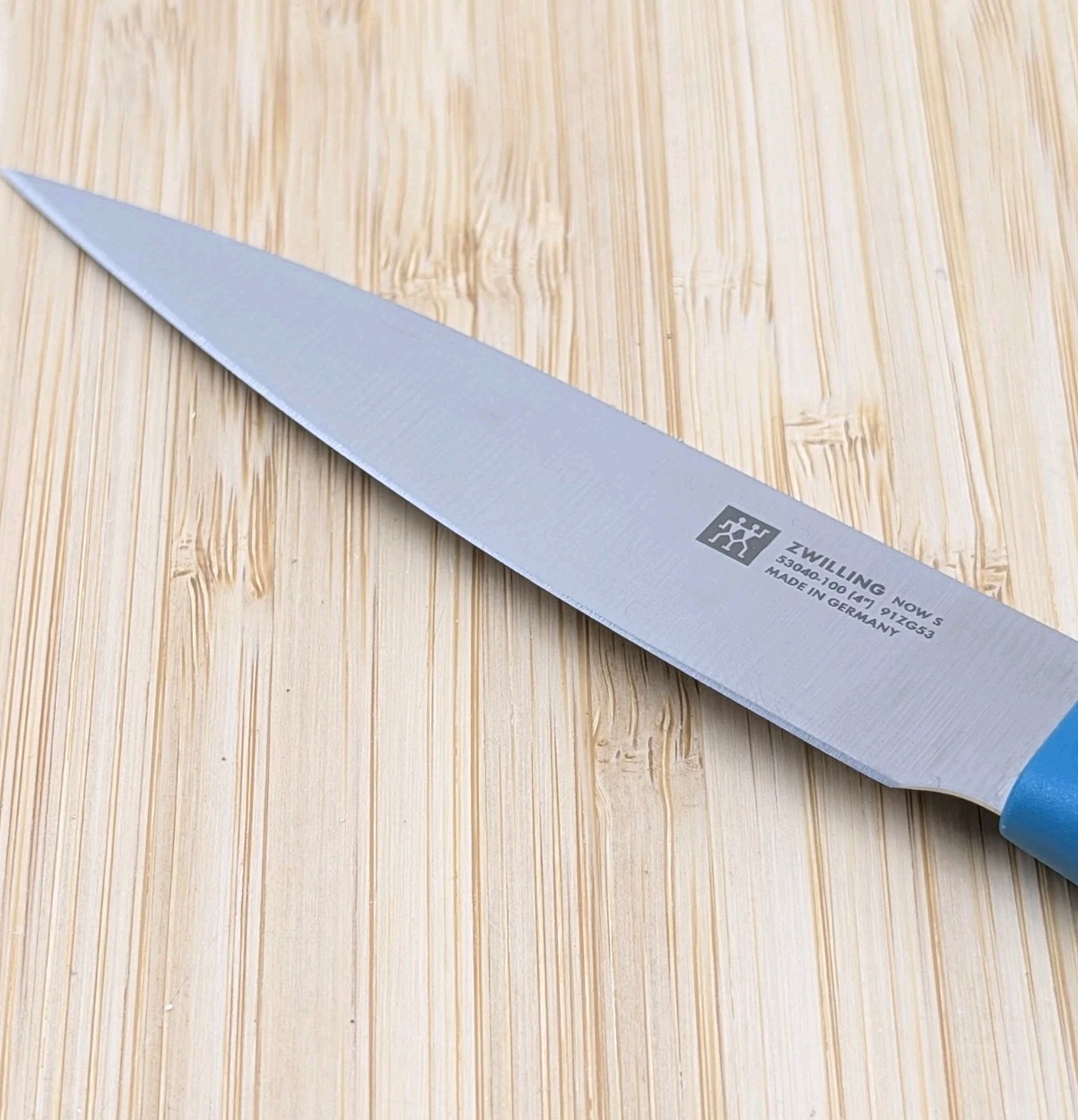 Zwilling NOW S 4 inch PARING Knife, BLUE, 53040-100, 91ZG53, Made in GERMANY