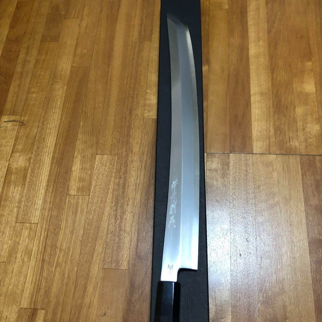 Nomura Shotaro Sakimaru Takohiki Japanese Kitchen Knife Ginsan 400mm New